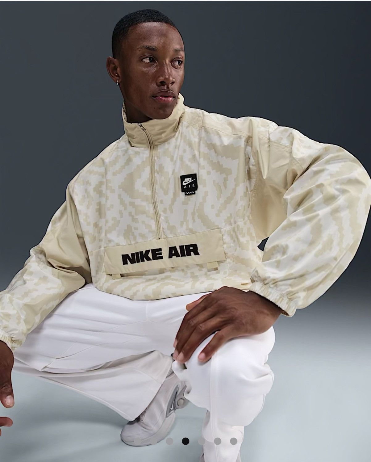Nike NIKE AIR Mens Half Zip Jacket Size US XXL / EU 58 / 5 - 2 Thumbnail
