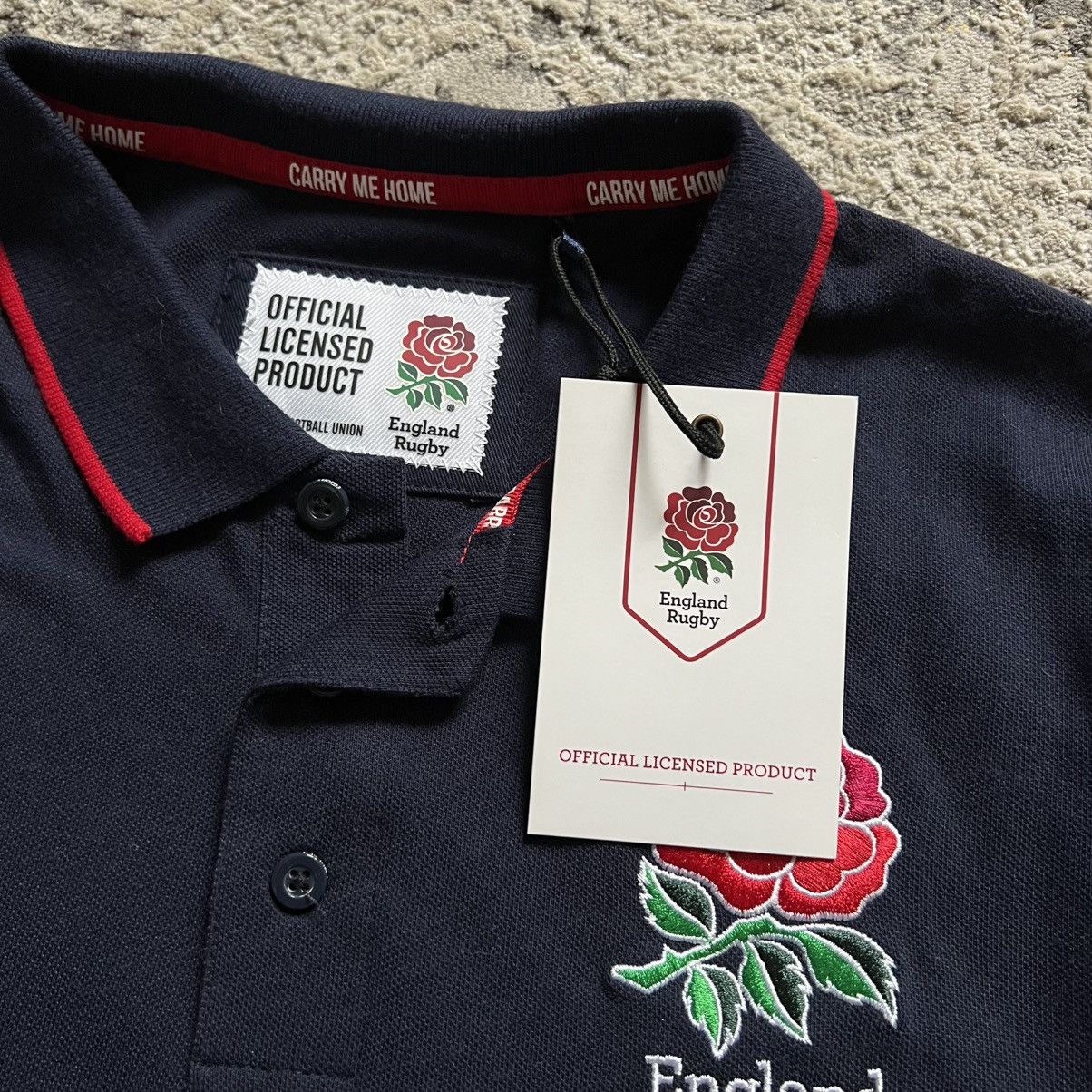 Vintage Men's England rugby polo jersey new with tags no used size M Size US M / EU 48-50 / 2 - 3 Thumbnail