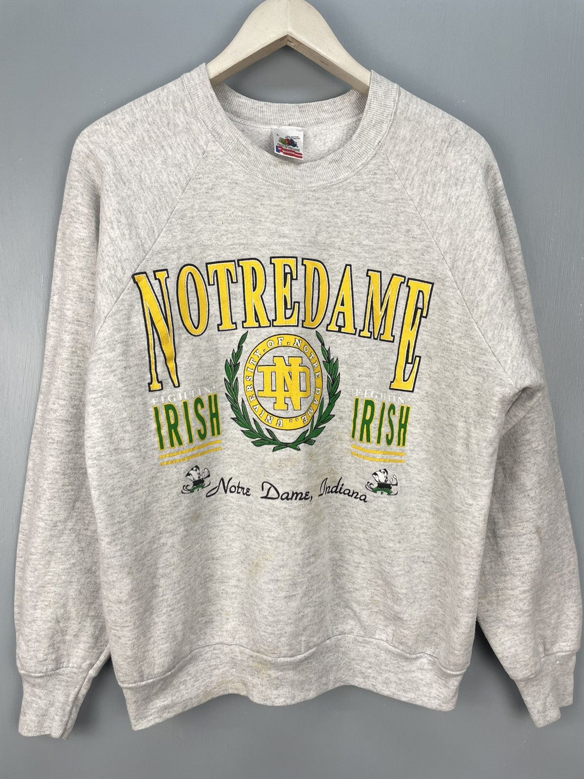 Vintage Vintage 80s Notre Dame University sweatshirt Size US L / EU 52-54 / 3 - 2 Thumbnail