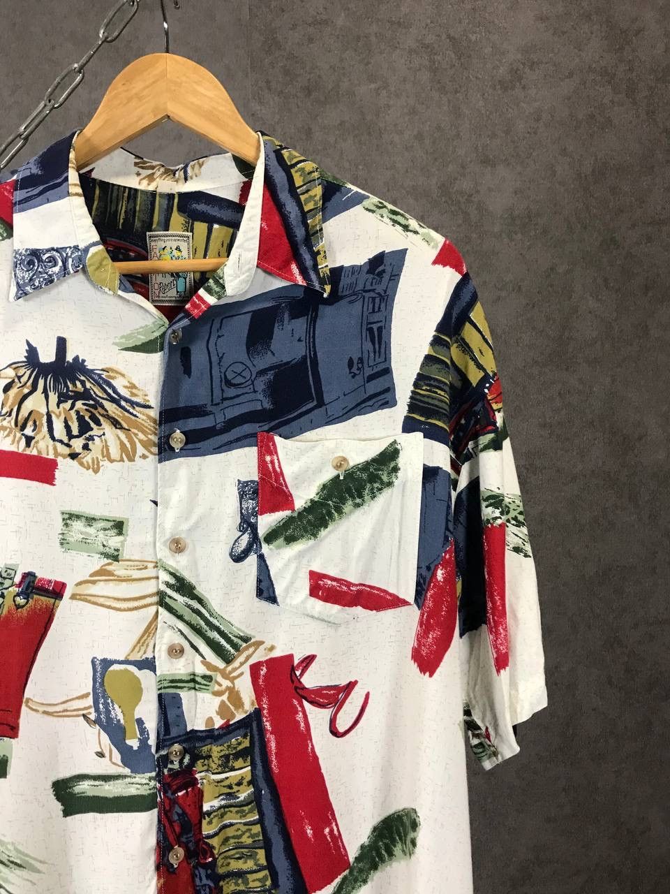 Vintage Art vintage crazy Hawaiian shirt Size US L / EU 52-54 / 3 - 2 Thumbnail