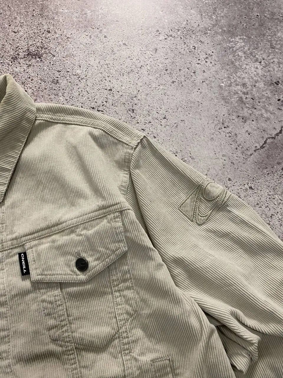 O'Neill × Vintage ONEILL VINTAGE 90s EMBROIDERED LOGO CORDUROY JACKET RARE Size US L / EU 52-54 / 3 - 9 Thumbnail