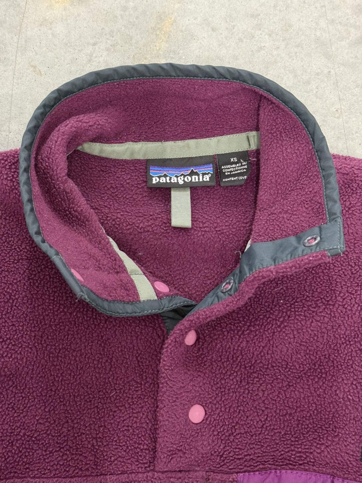Patagonia Patagonia Synchilla Vintage Plum Purple 90s USA Made 90s Size US S / EU 44-46 / 1 - 3 Thumbnail