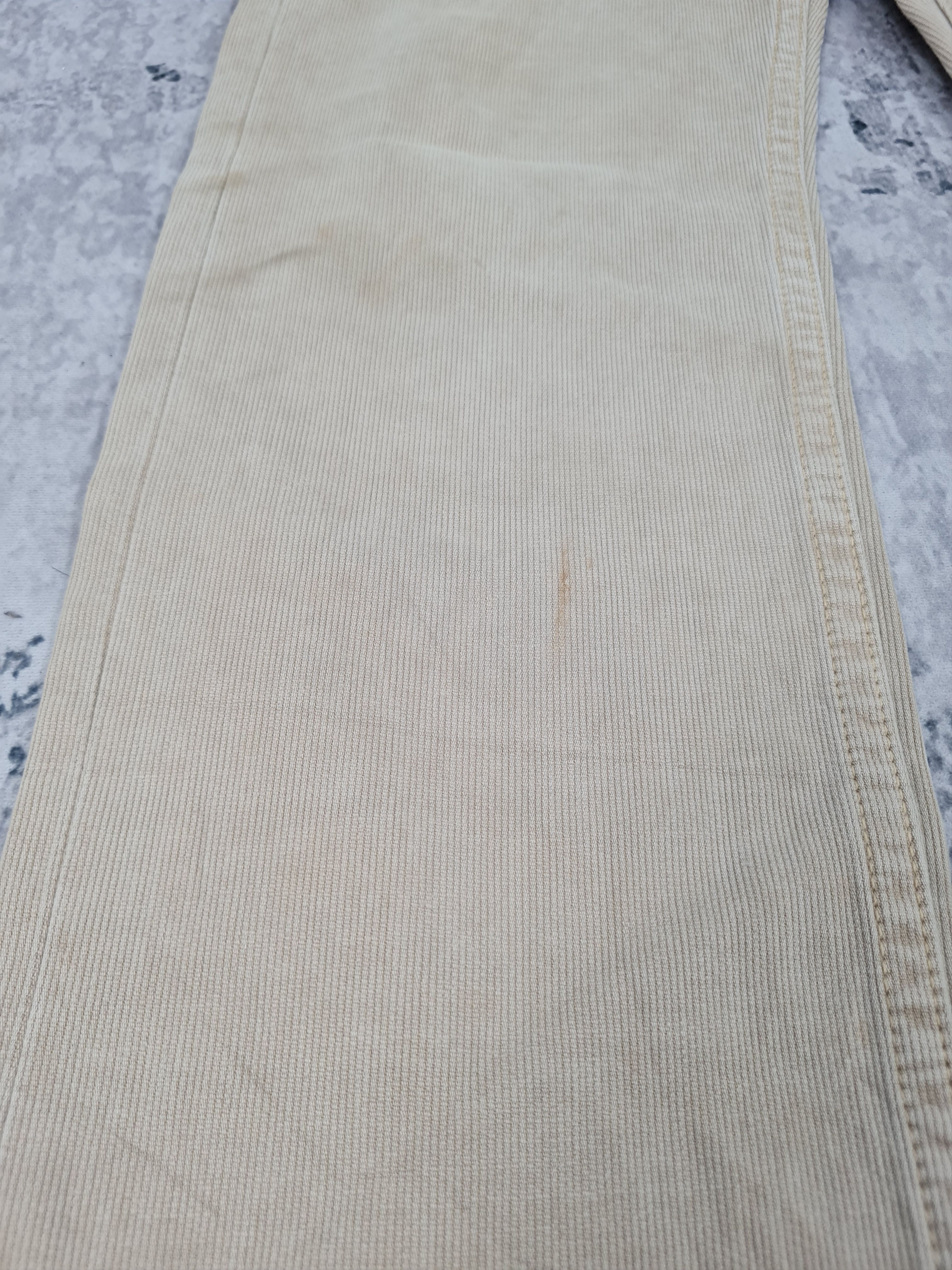 Levi's Vintage Clothing Vtg LEVIS 901 Qudroy Cream Straight Cut L0367 Size 32X33 Size US 32 / EU 48 - 5 Thumbnail