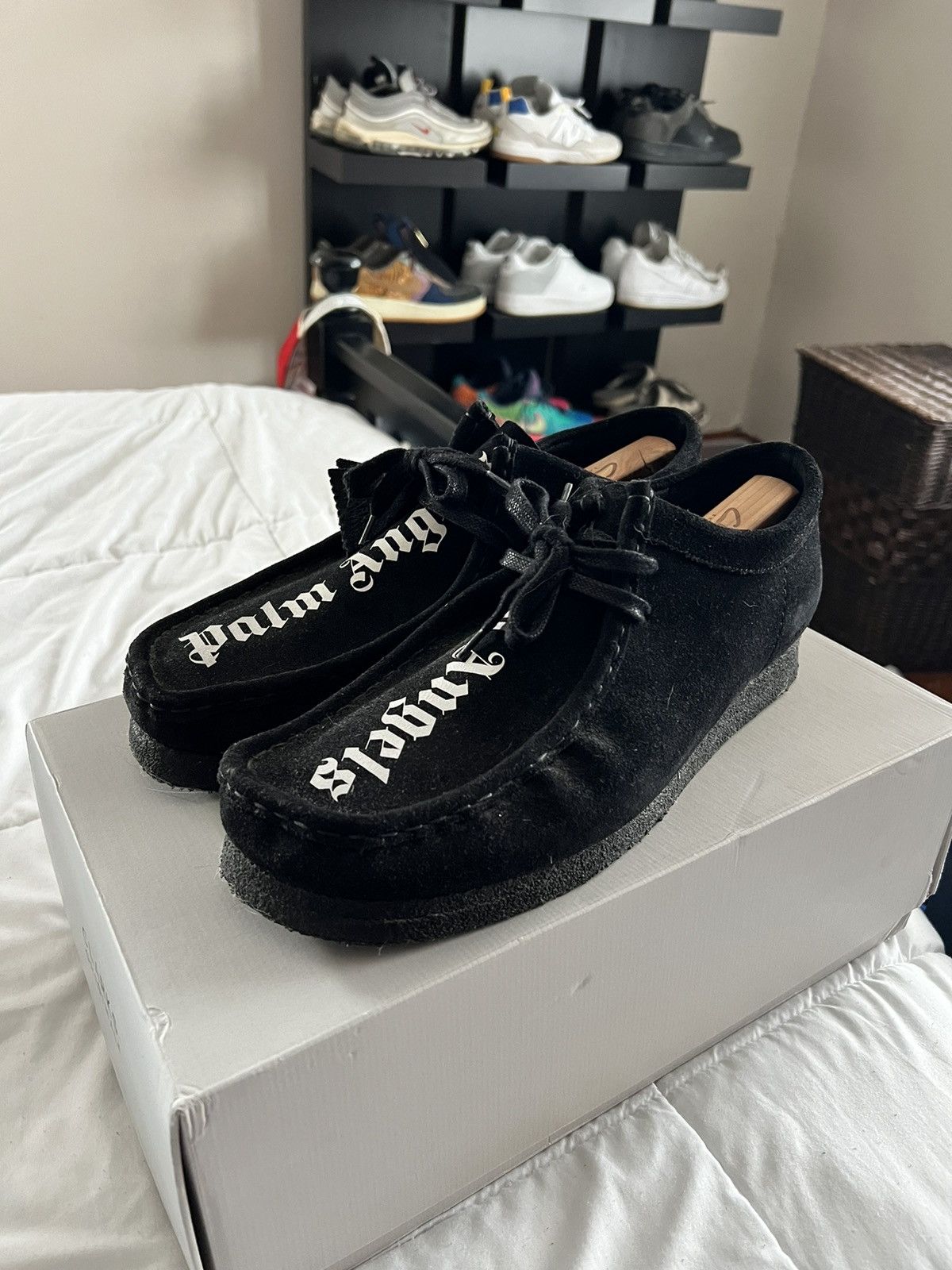 Clarks × Palm Angels Clarks Palm Angels Suede Wallabees Black Boots Size 13 Size US 13 / EU 46 - 5 Thumbnail