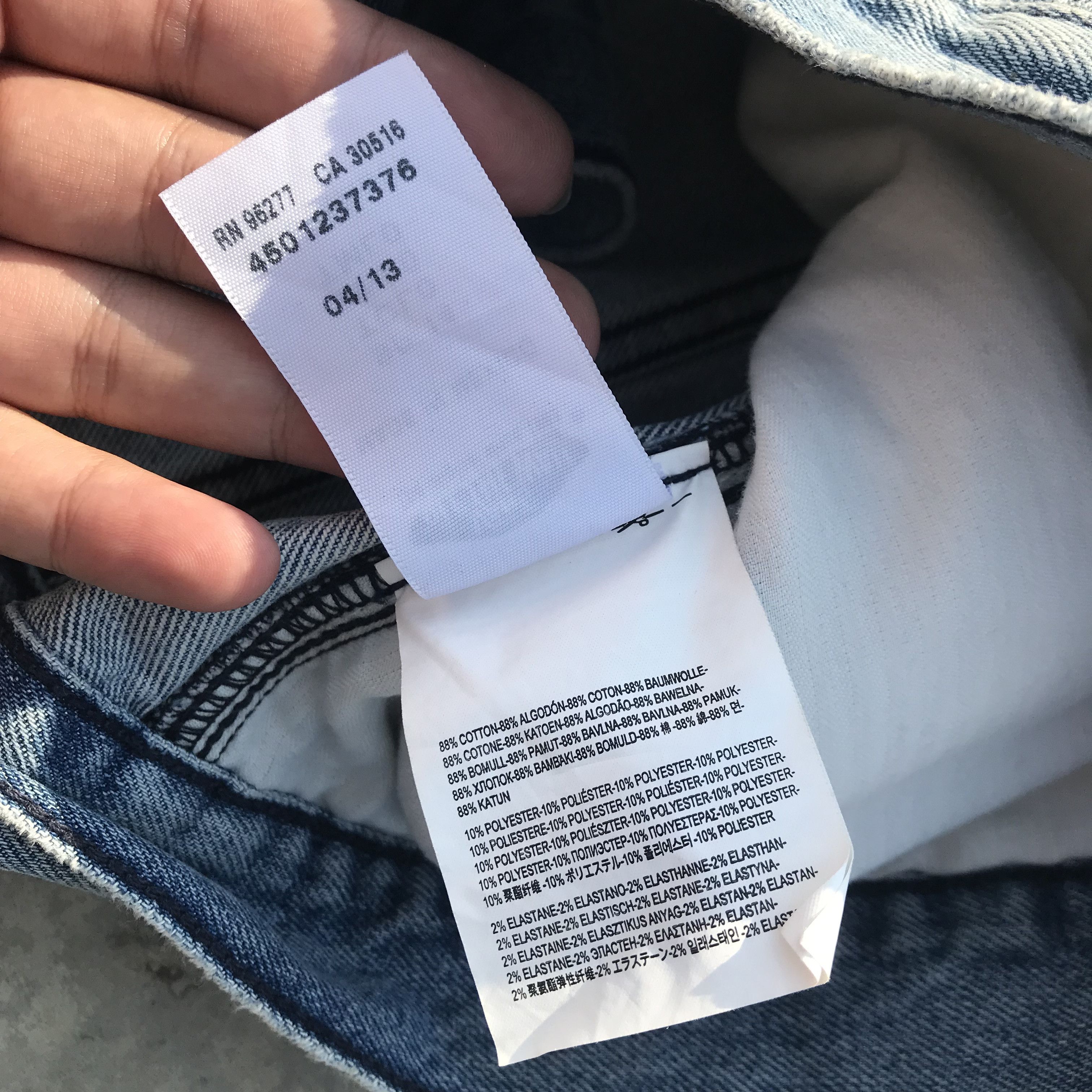 Vans Vintage Vans Trucker jacket blue grey jeans Colar Stripes Size US M / EU 48-50 / 2 - 8 Thumbnail