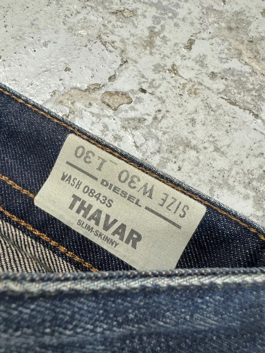 Diesel Diesel Sunfaded Blue Denim Slim Jeans Size US 32 / EU 48 - 11 Thumbnail