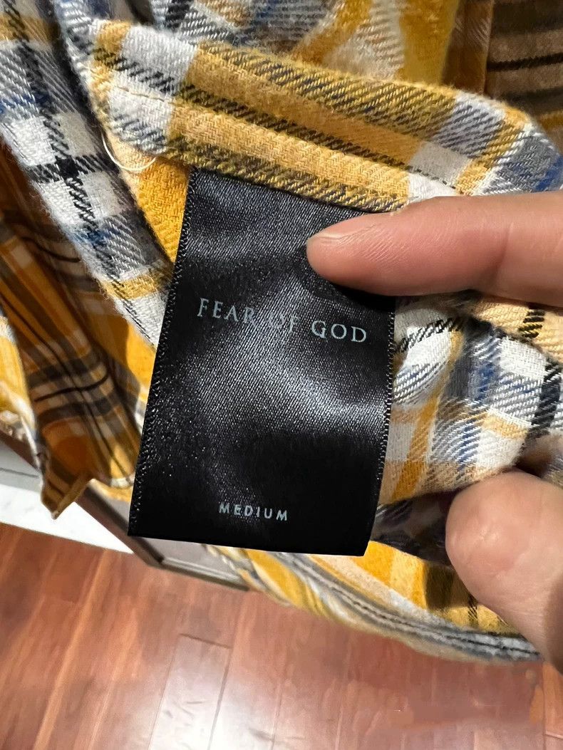 Fear of God Fear of God Main line yellow plaid shirt Size US M / EU 48-50 / 2 - 4 Thumbnail