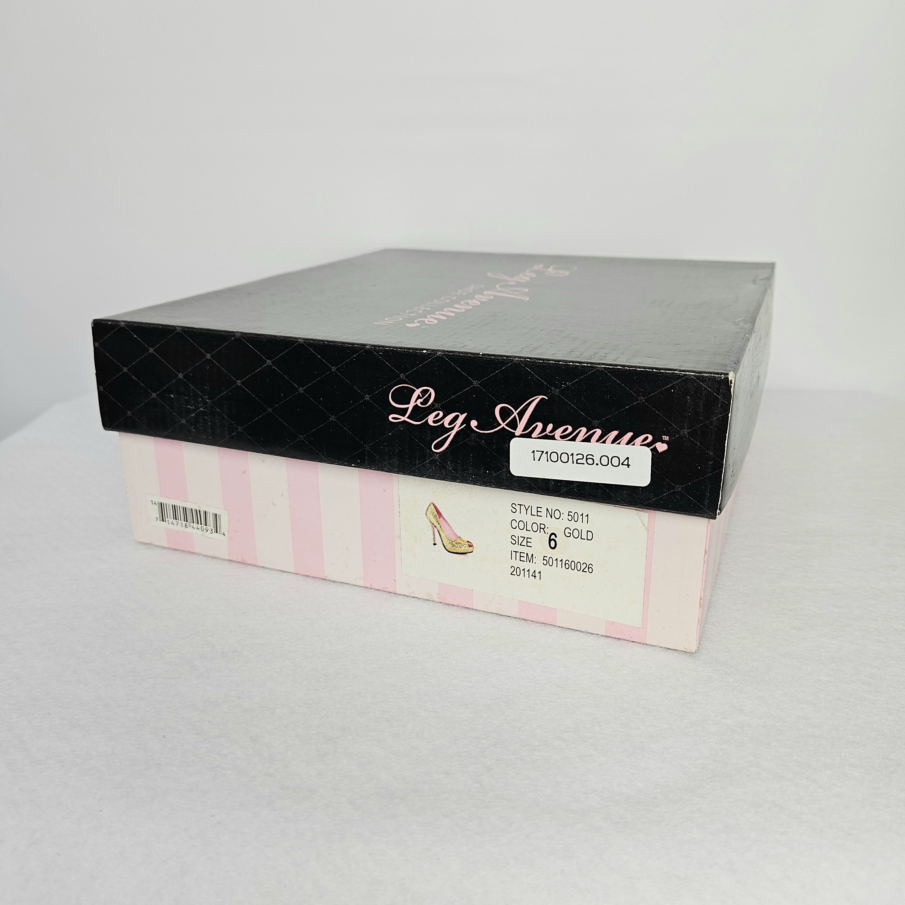Other Leg Avenue Size 6 Gold Pumps Center Stage Bling Stiletto Size US 6 / IT 36 - 9 Thumbnail