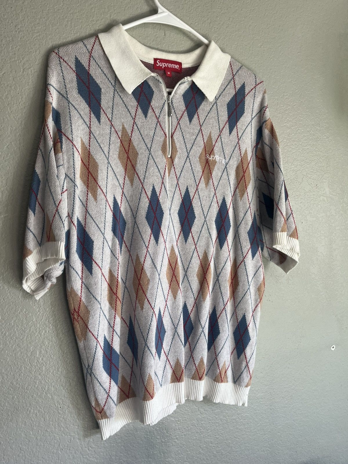 Grailed Supreme Argyle Cardigan 01w-1076 〇 Supreme Brushed Argyle