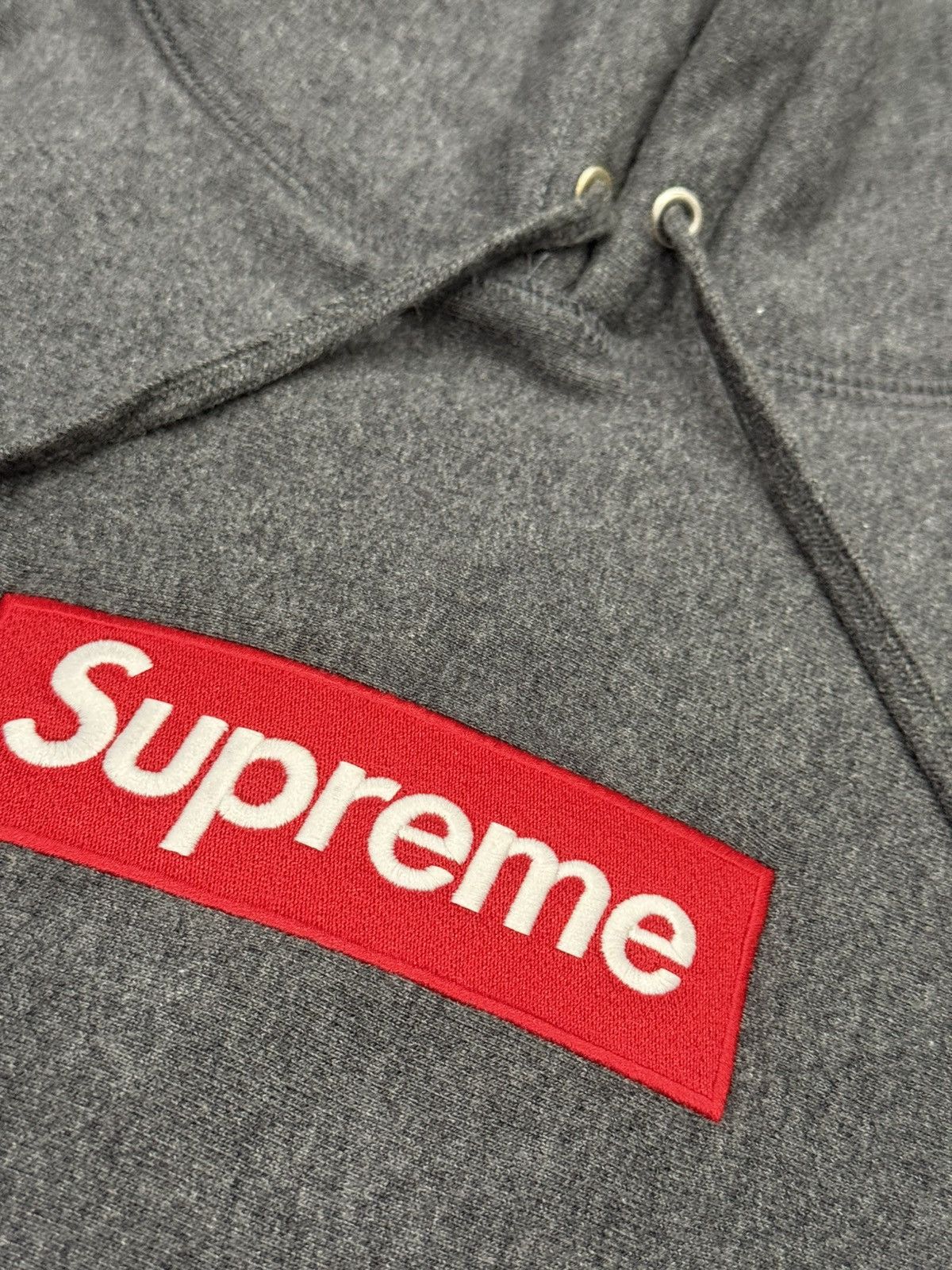 Supreme FW21 Charcoal Box Logo Hoodie