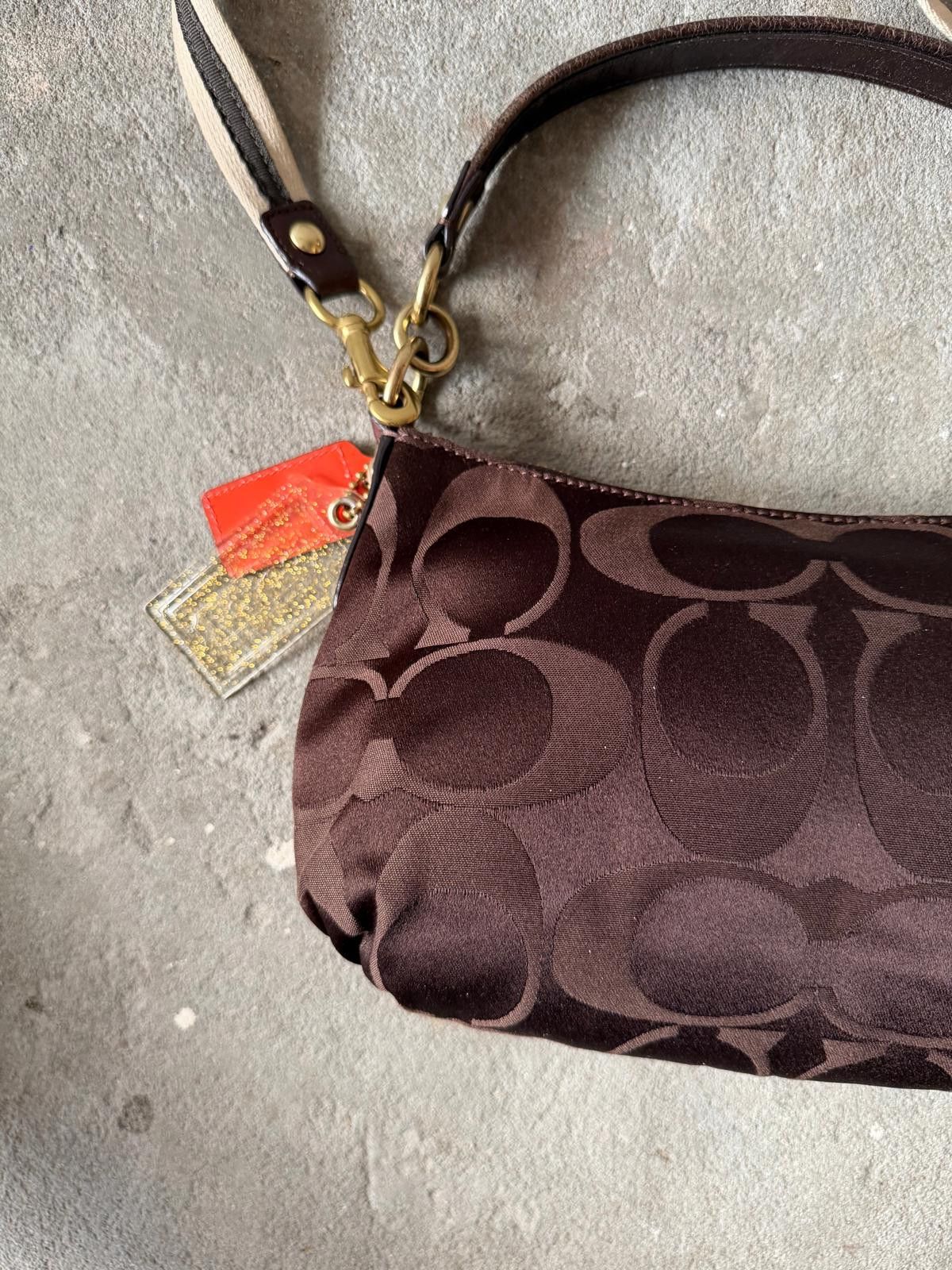 Coach Coach 2Way Poppy Shoulder Bag Brown/Gold Size ONE SIZE - 6 Thumbnail