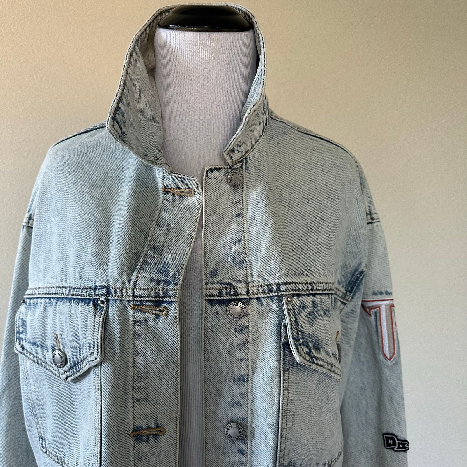 Other Hype & Vice Denim USC Trojans College Jacket Relaxed Size S Size S / US 4 / IT 40 - 15 Thumbnail