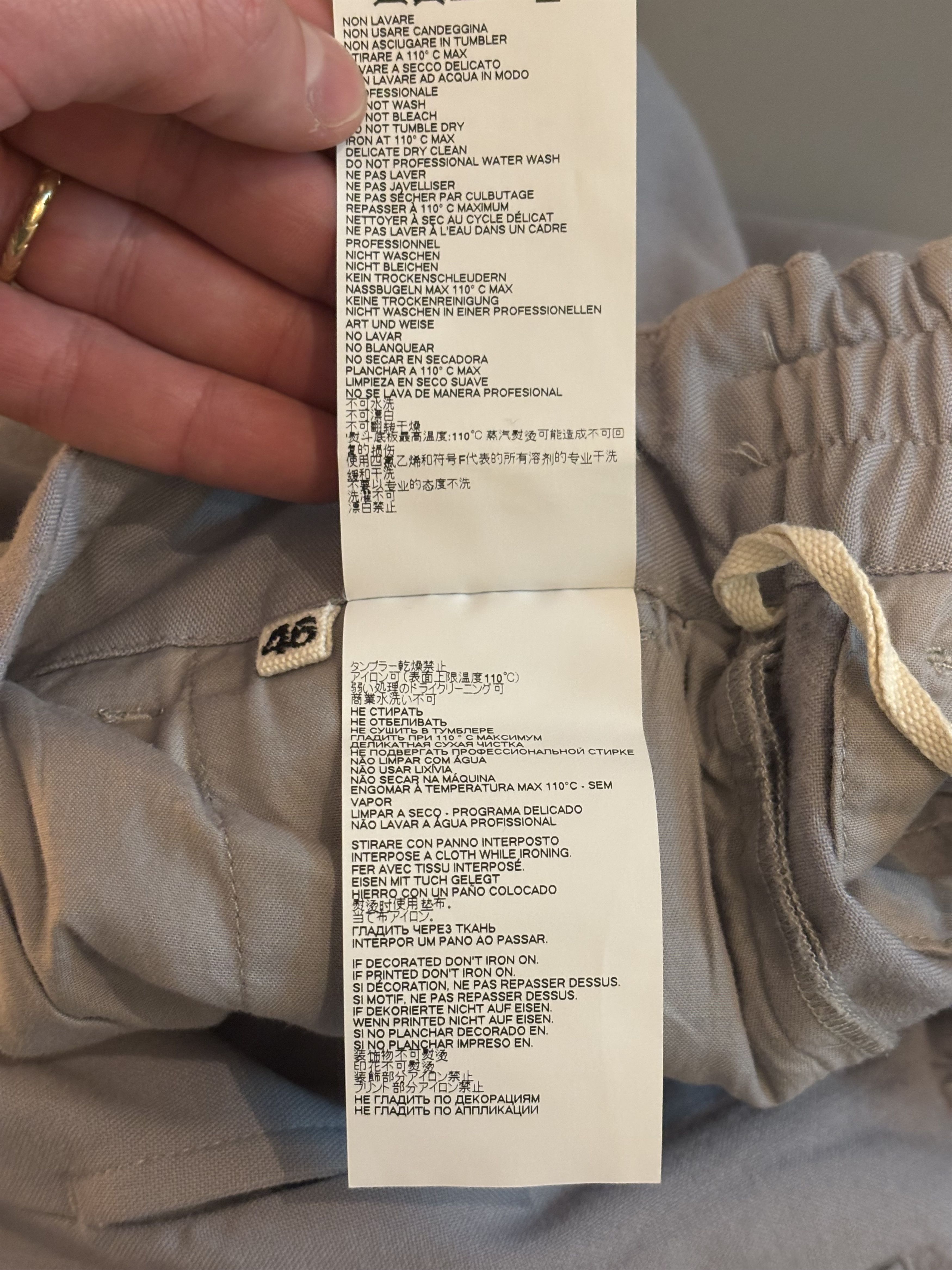Marni Pantalon large habillé gris clair Marni en tbe Size US 30 / EU 46 - 12 Thumbnail