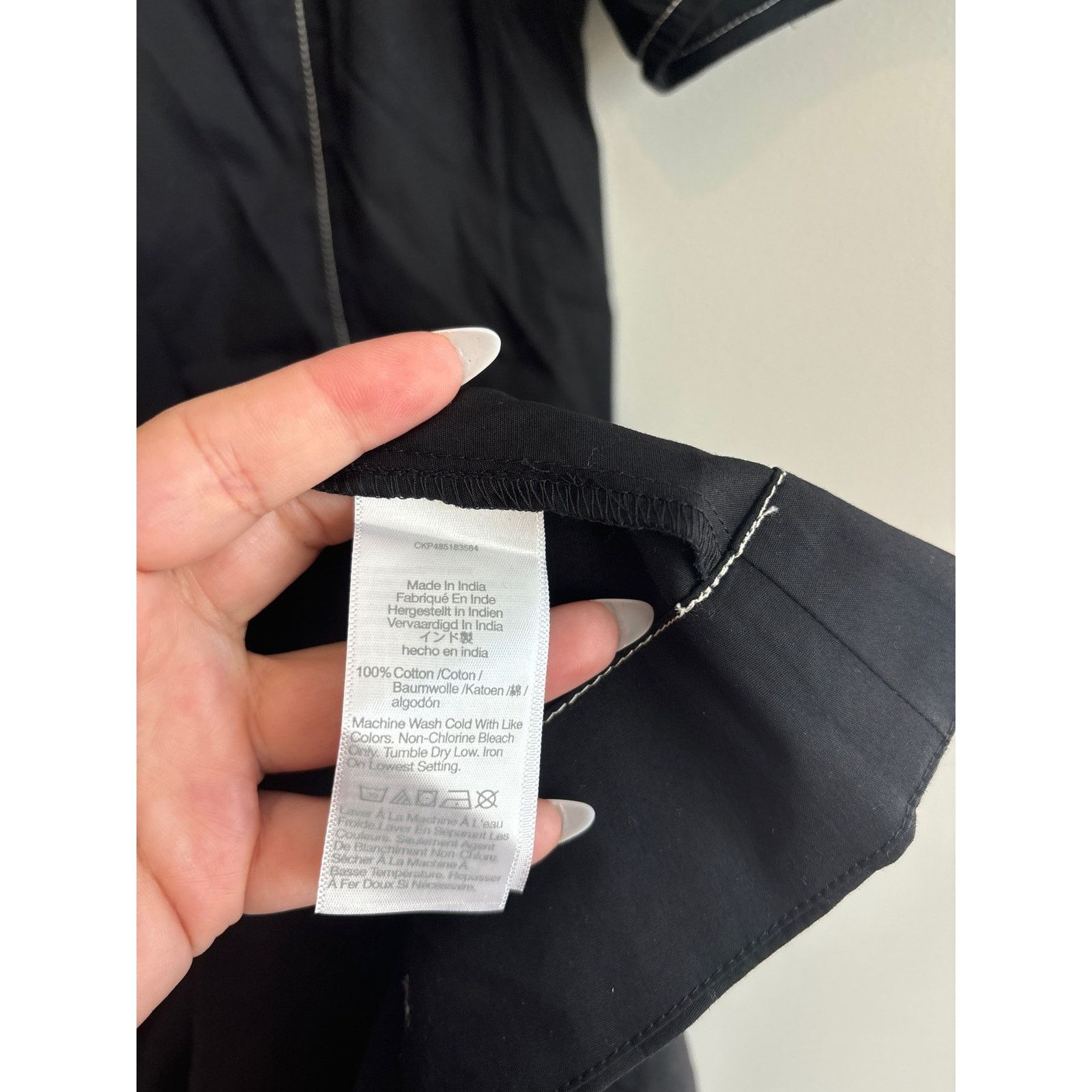 Madewell NWT Madewell Puff-Sleeve Drop-Waist Midi Dress Black Size 2 Size XS / US 0-2 / IT 36-38 - 7 Thumbnail