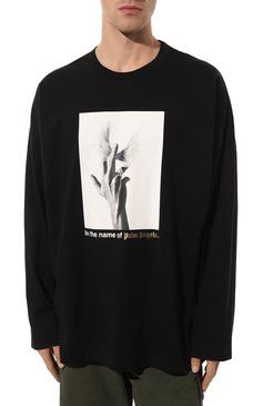 Palm Angels o1gr1nt0425 Wings Loose Long Sleeve T-Shirt in Black Size US XXL / EU 58 / 5 - 2 Thumbnail