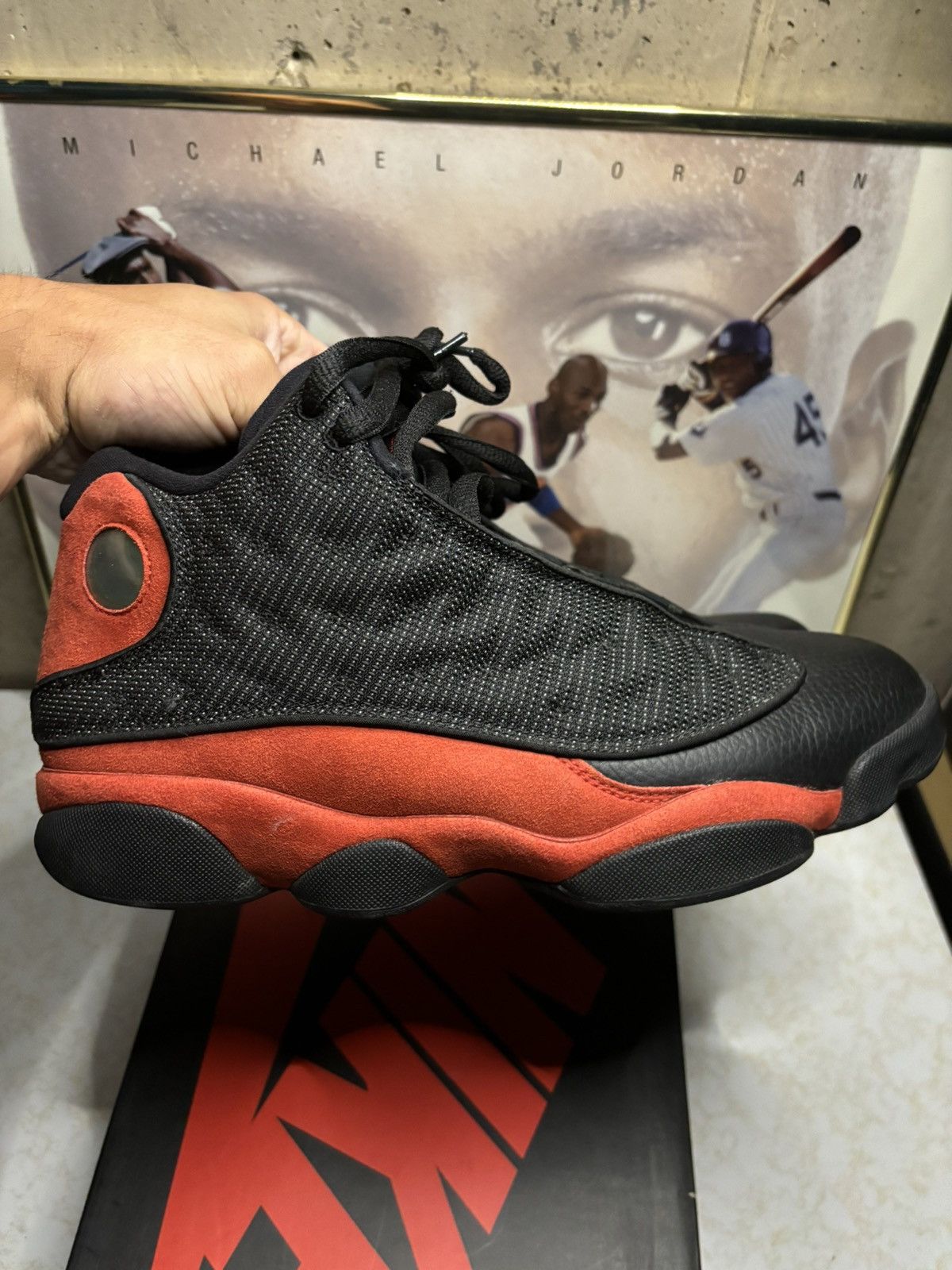 Jordan Brand Air Jordan 13 Retro 2017 Bred 2017 Size US 10.5 / EU 43-44 - 1 Thumbnail