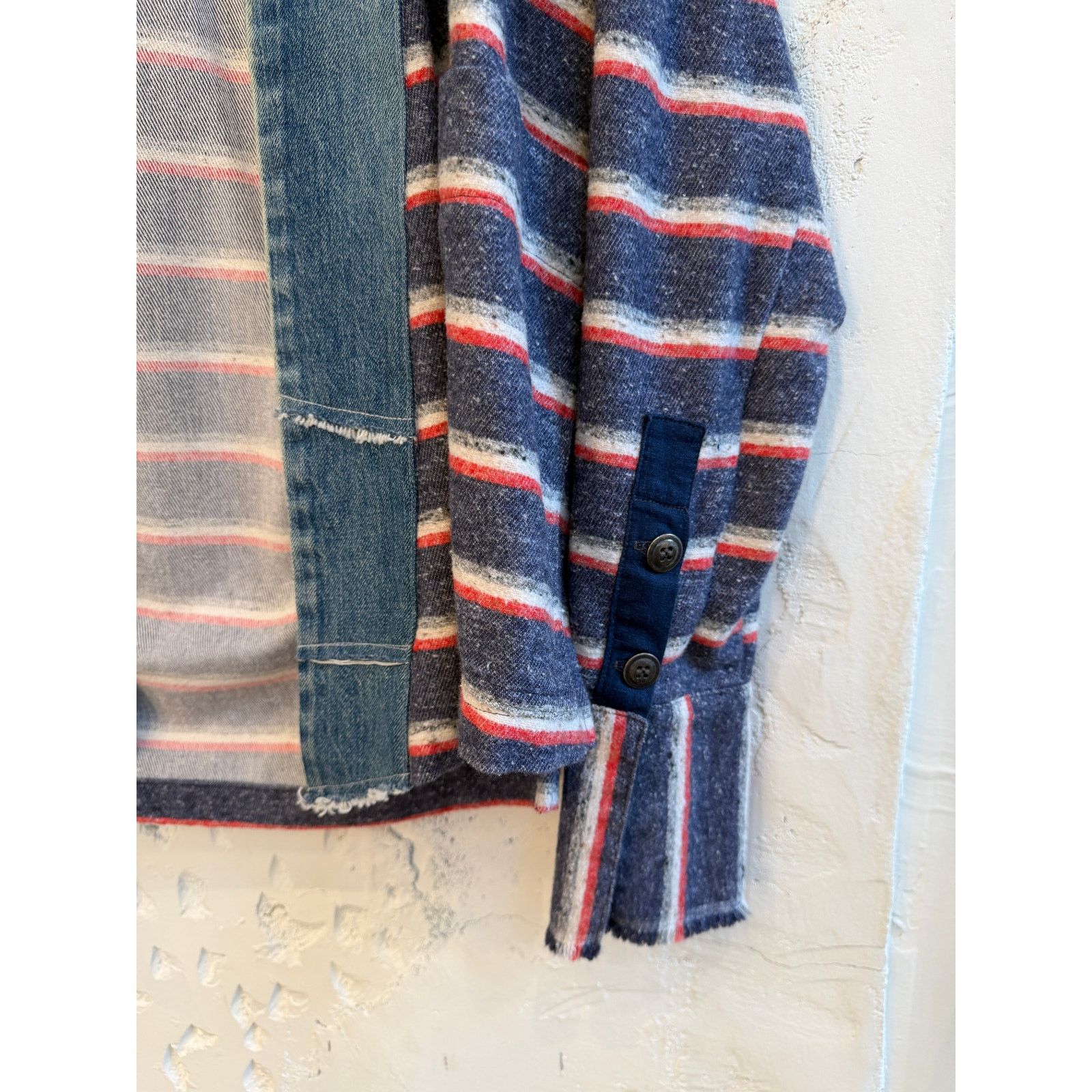 Greg Lauren Greg Lauren SAMPLE Striped GL1 Kimono Size US XL / EU 56 / 4 - 2 Thumbnail