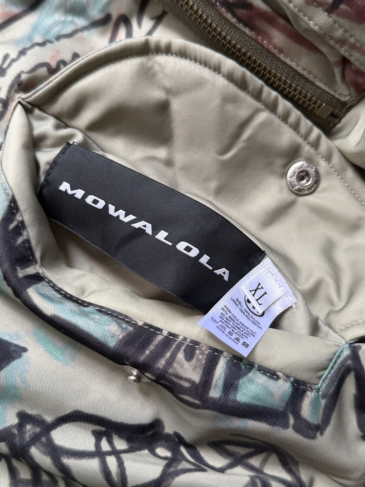 Mowalola Mowalola Graffiti Print Bomber Jacket Size US XL / EU 56 / 4 - 5 Thumbnail