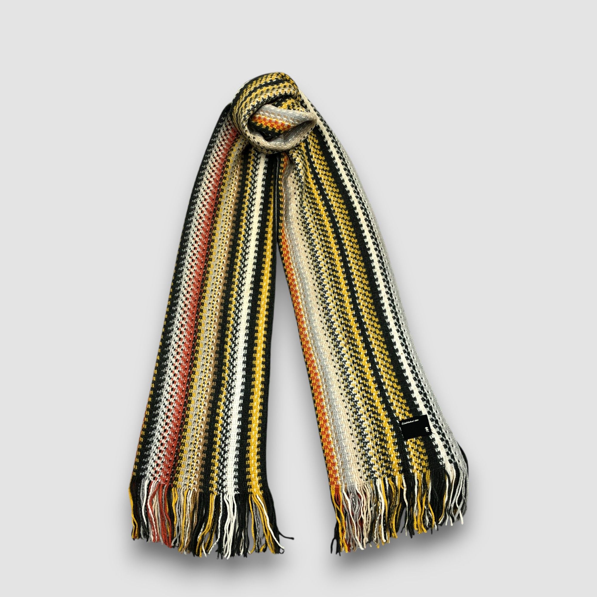 Takeo Kikuchi Vintage Takeo Kikuchi Scarf Muffler Knitted Wool Scarves Size ONE SIZE - 1 Thumbnail
