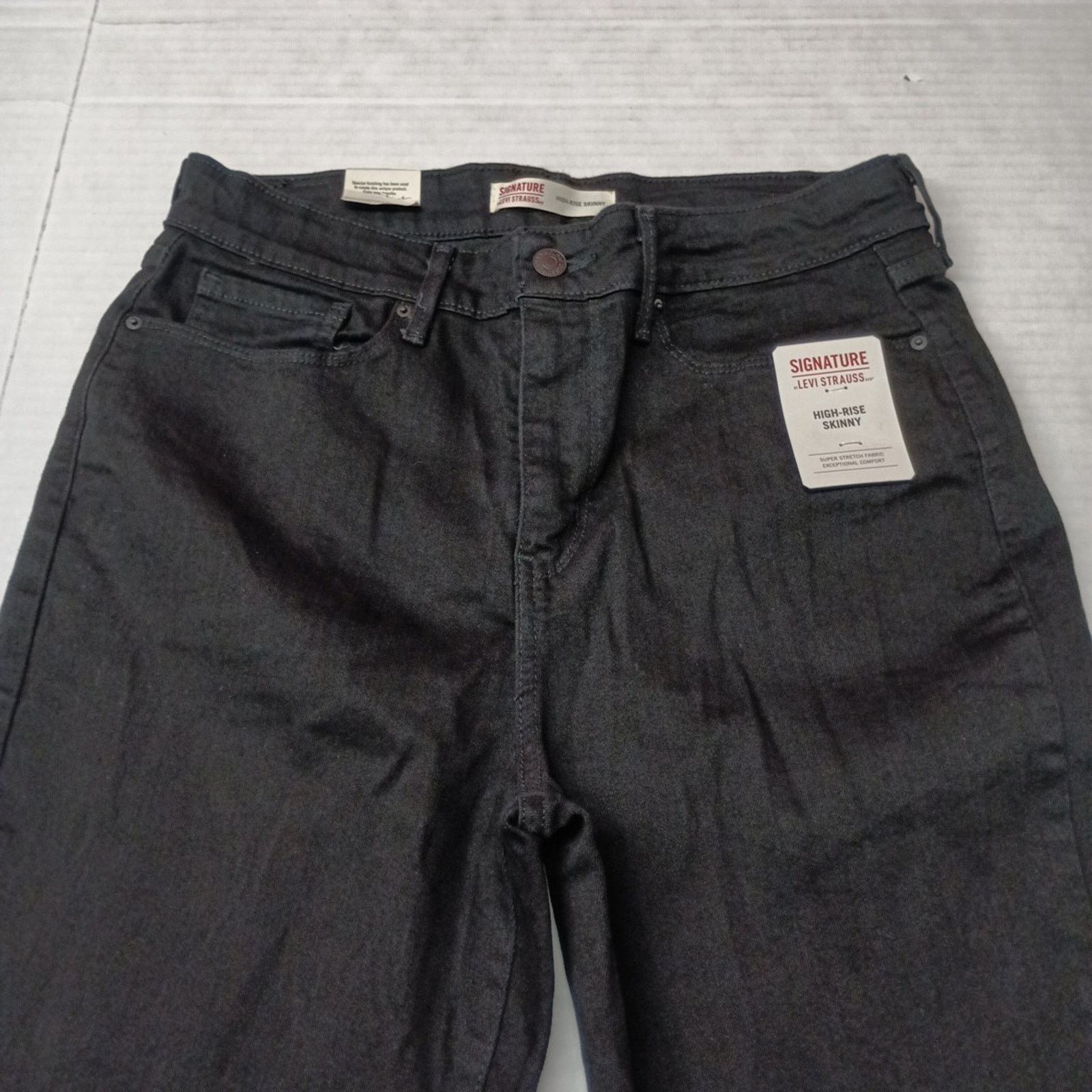 Levi's Levi High Rise Skinny Jeans Woman's Size 12 M 31x30 Black Size 34" / US 12 / IT 48 - 4 Thumbnail