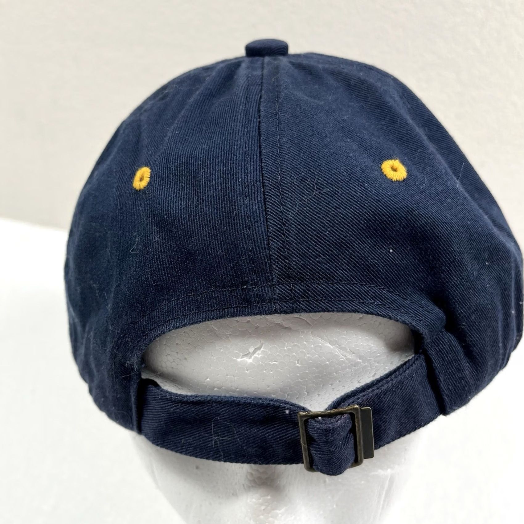 Vintage NYPD Baseball Cap Hat Adjustable Adult Distressed Blue Cotton Unisex Adults Size ONE SIZE - 4 Thumbnail