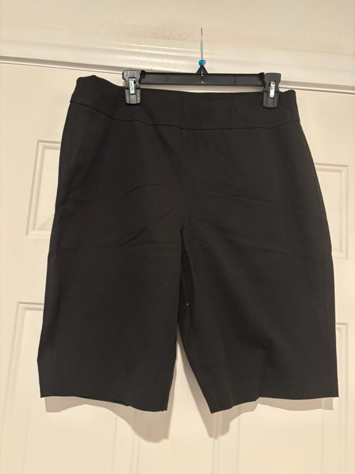 DKNY Womens sz XXL DNKY black shorts #512 Size 42" / US 20 - 1 Thumbnail