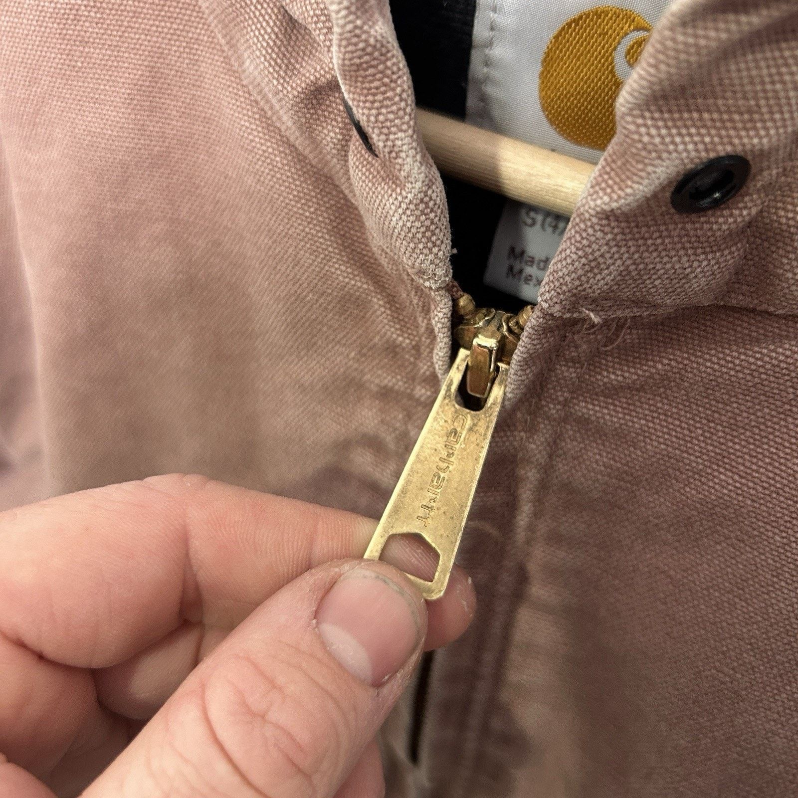 Carhartt Carhartt Hooded Active Jacket “Burlwood/Dusty Pink” WJ130 Size S / US 4 / IT 40 - 7 Thumbnail