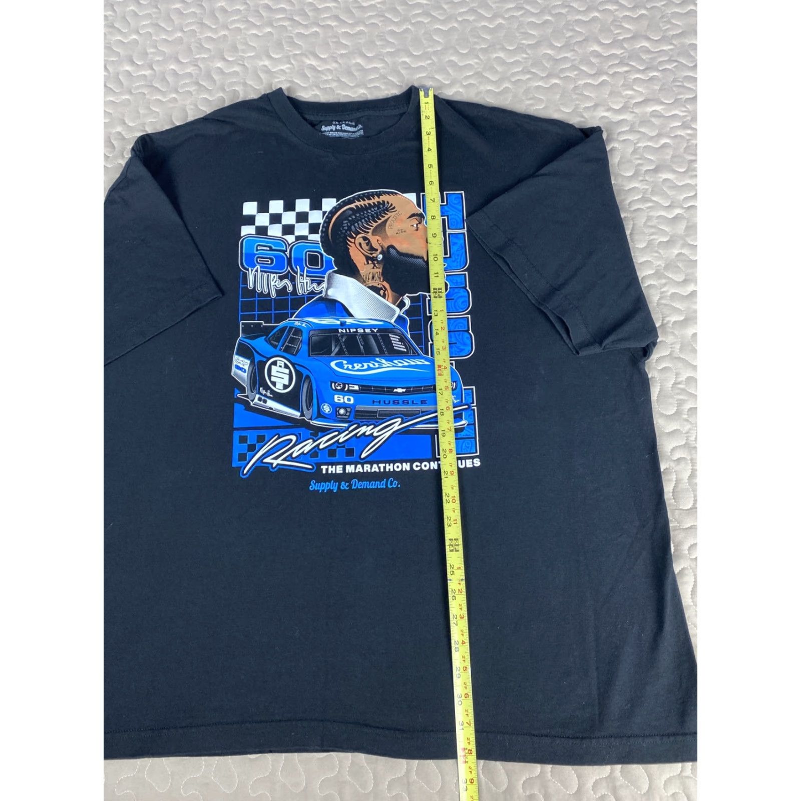 Supply & Demand Nipsey Hussle Supply & Demand Co Grahpic Tee T Shirt Mens 3XL Hip Hop Black Men Mens Size US XXL / EU 58 / 5 - 3 Thumbnail