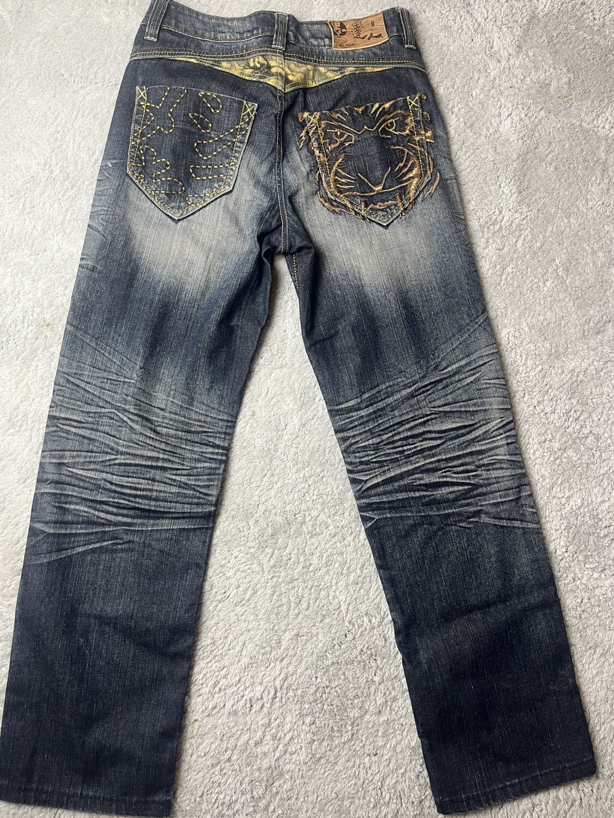 Vintage Japanese Vintage Style Pants for Men –Baggy Tokyo Streetwear Size US 34 / EU 50 - 2 Thumbnail