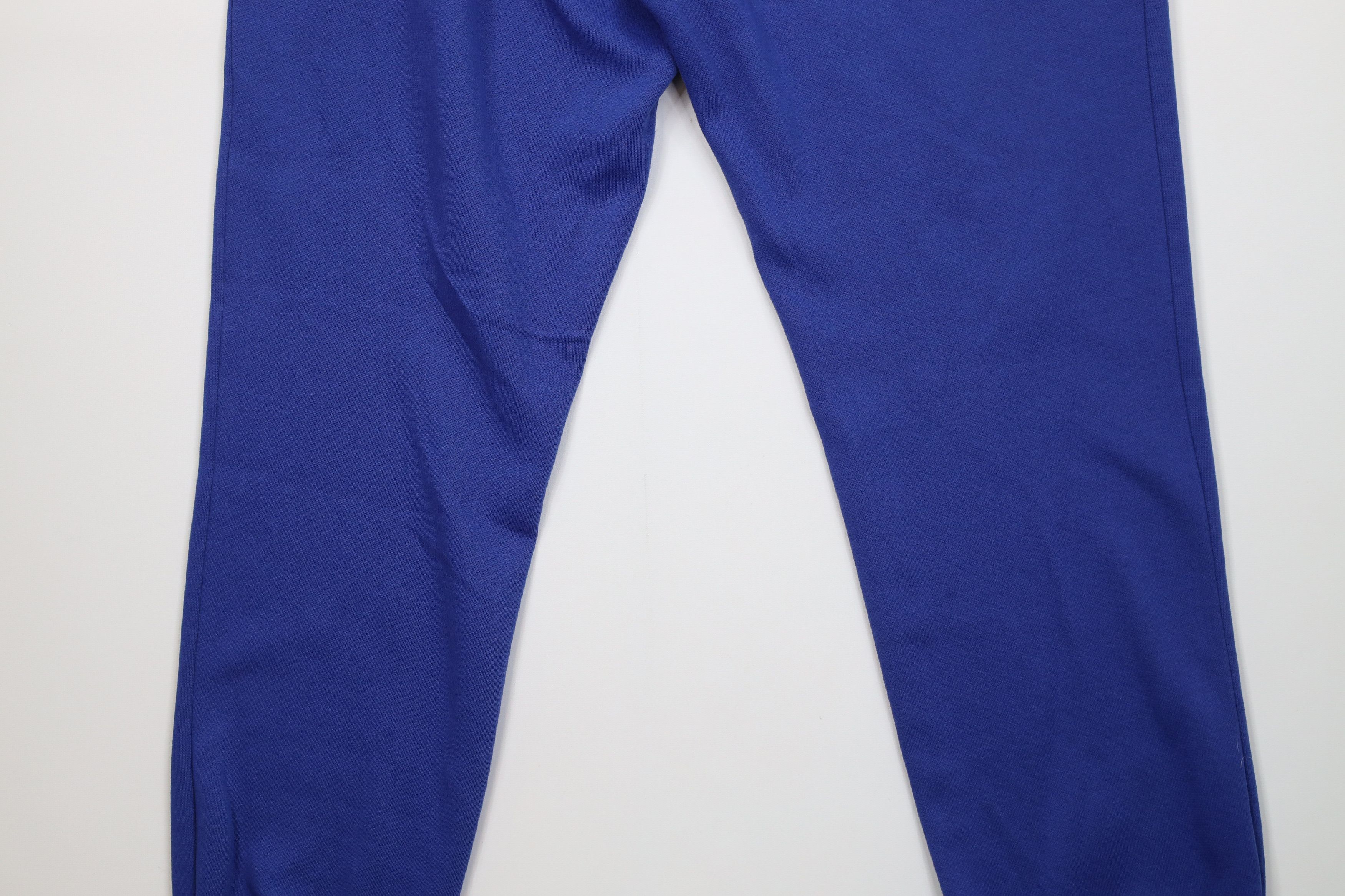 Vintage Vintage 90s Streetwear Blank Sweatpants Joggers Pants Blue Size US 36 / EU 52 - 11 Thumbnail