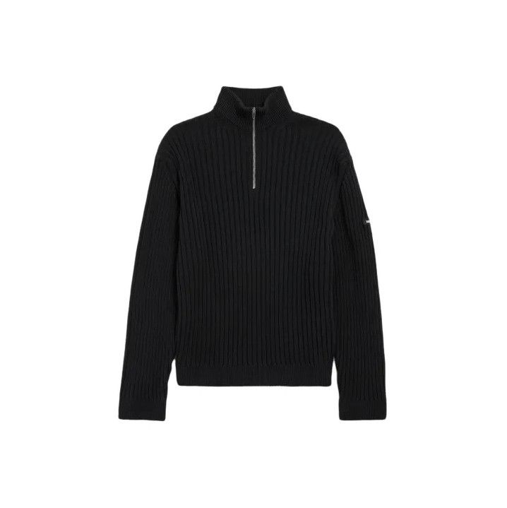 Balenciaga Balenciaga Black High Neck Knit Pullover Size US M / EU 48-50 / 2 - 1 Thumbnail
