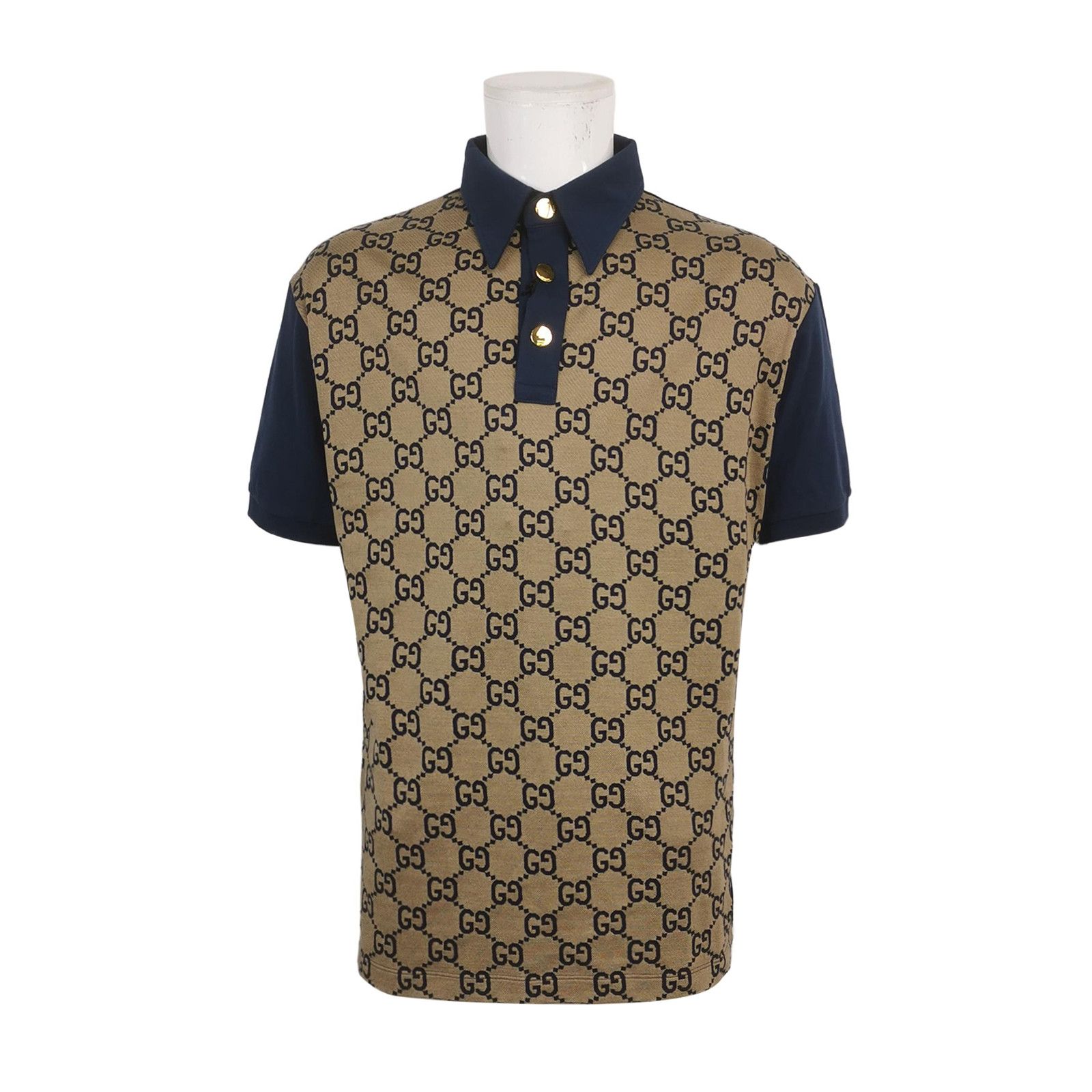 Gucci Gucci GG Monogram Cotton Polo Shirt Size US XXL / EU 58 / 5 - 1 Thumbnail