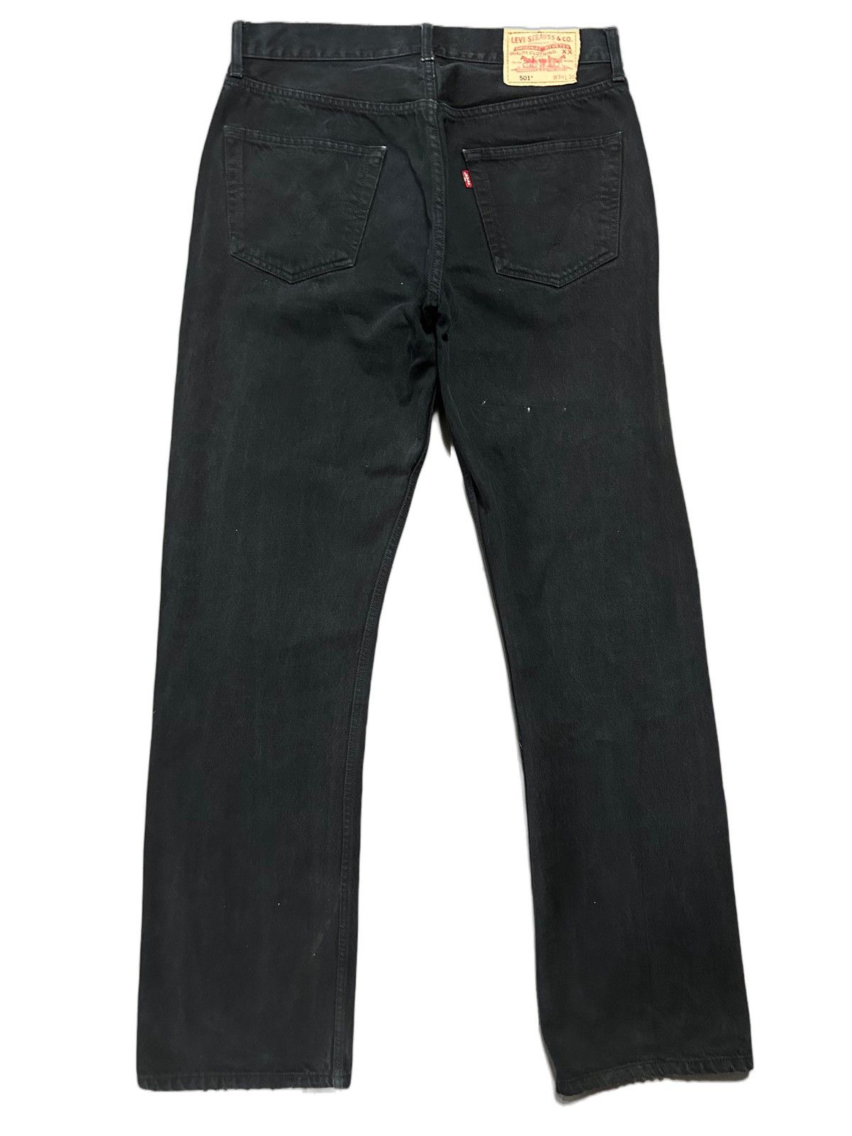 Levi's × Vintage Levi’s 501 jeans black vintage denim Size US 34 / EU 50 - 1 Thumbnail