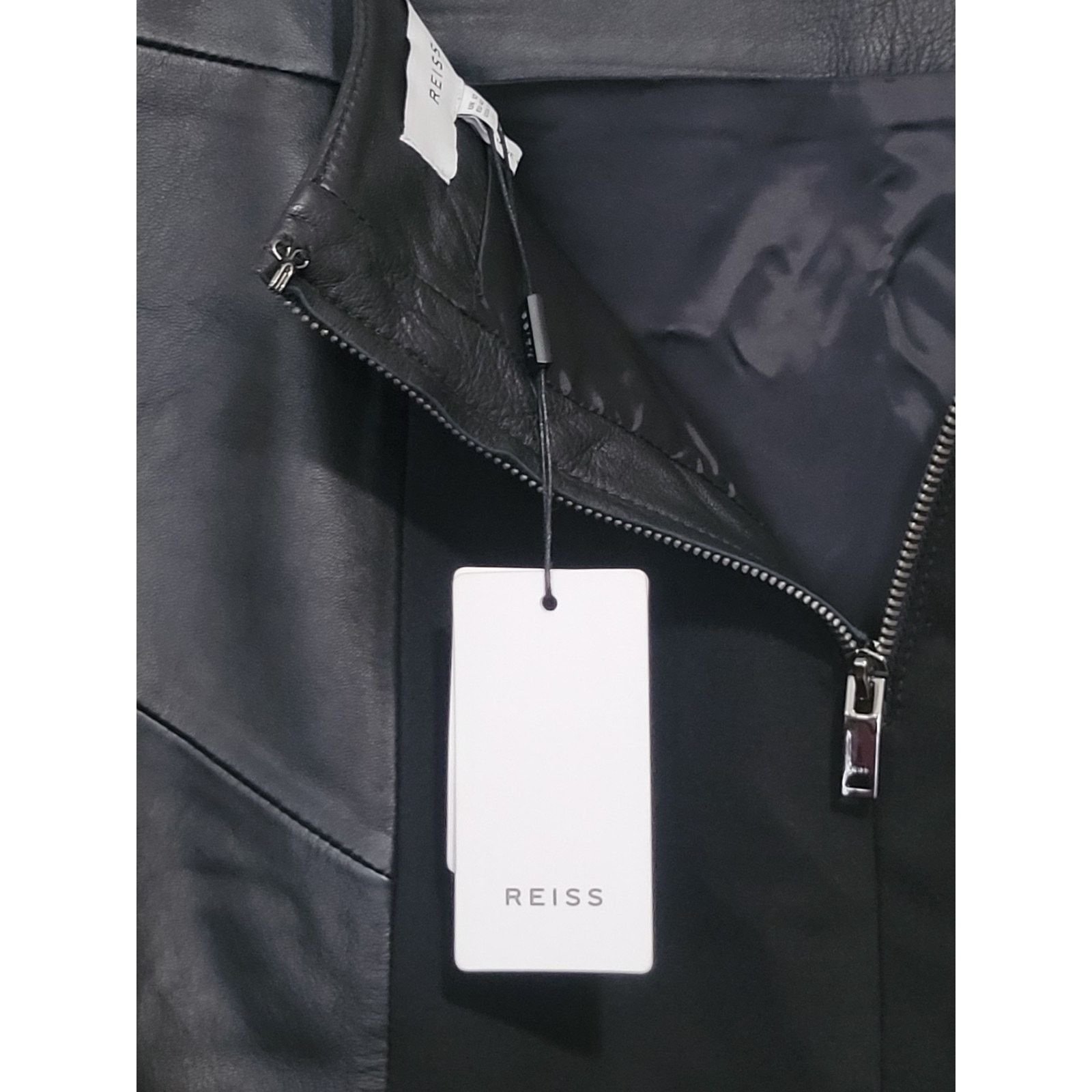 Reiss REISS REAGAN BLACK LEATHER WOMEN SKIRT SIZE US 8 / EU 12 Size 30" / US 8 / IT 44 - 3 Thumbnail