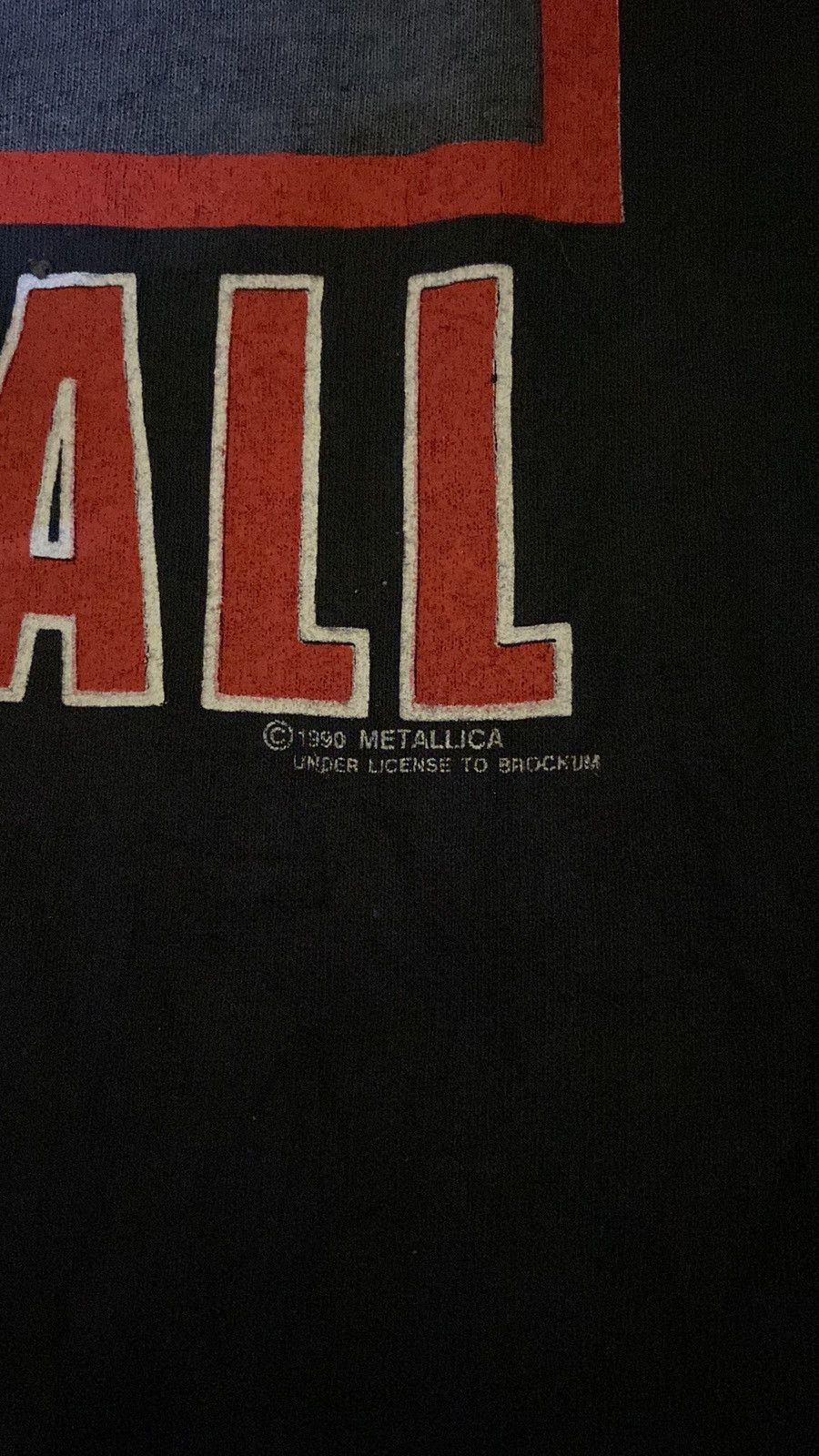 Metallica METALLICA VINTAGE BROCKUM 🔥 Size US L / EU 52-54 / 3 - 14 Thumbnail