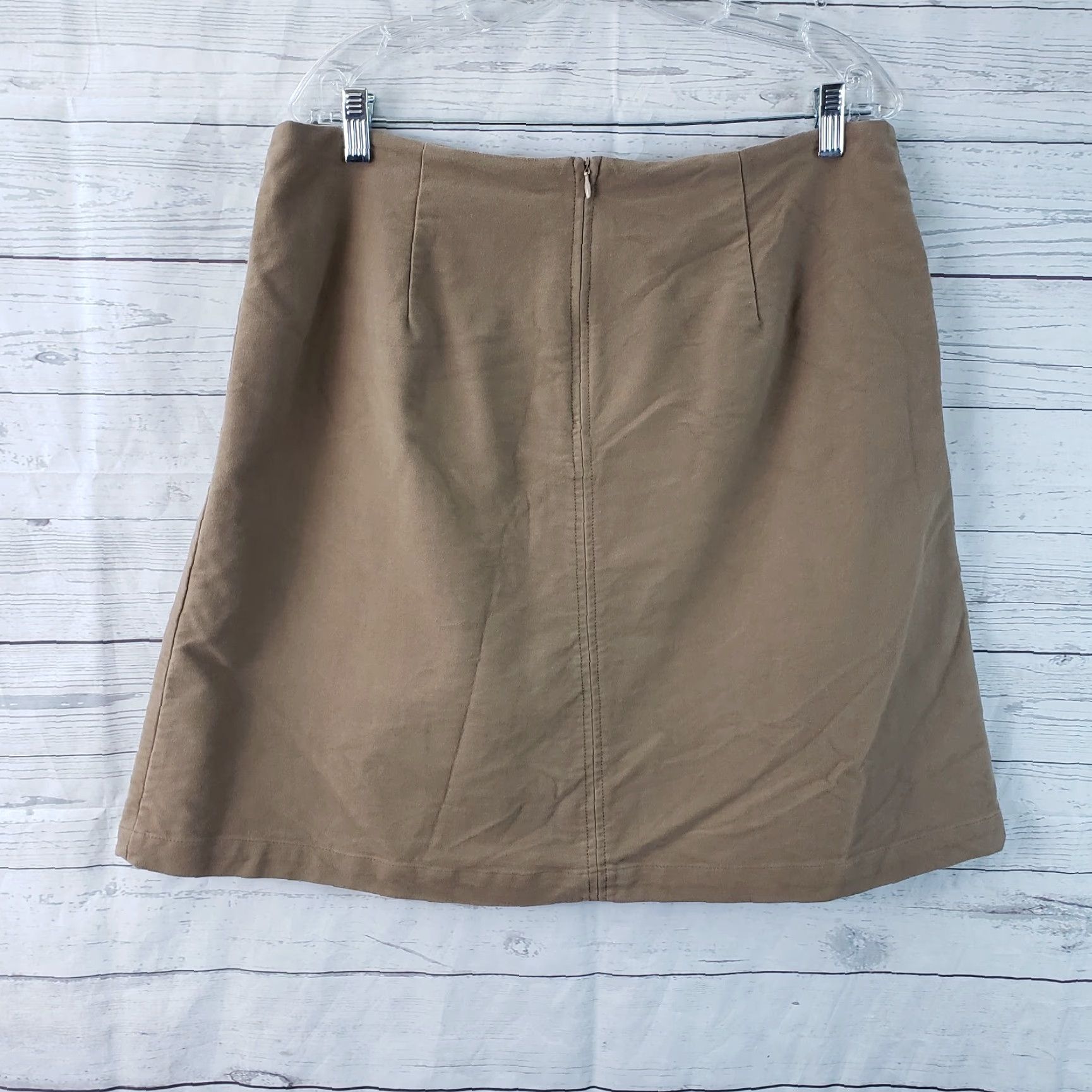 Boden Boden Skirt Womens Cambridge Skirt 12 Long Brown Cotton Blend Pockets A-Line Long Womens 12 Long Brown Size 34" / US 12 / IT 48 - 2 Thumbnail