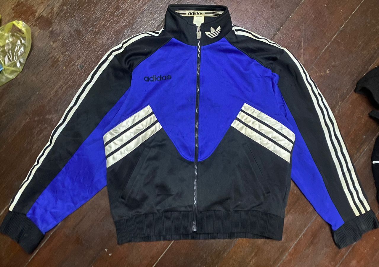 Adidas × Vintage Vintage adidas sweater jacket Size US L / EU 52-54 / 3 - 1 Thumbnail