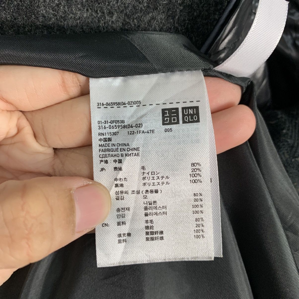 Japanese Brand Uniqlo Wool Collection Tartan Double Breasted Jacket Size US L / EU 52-54 / 3 - 16 Thumbnail