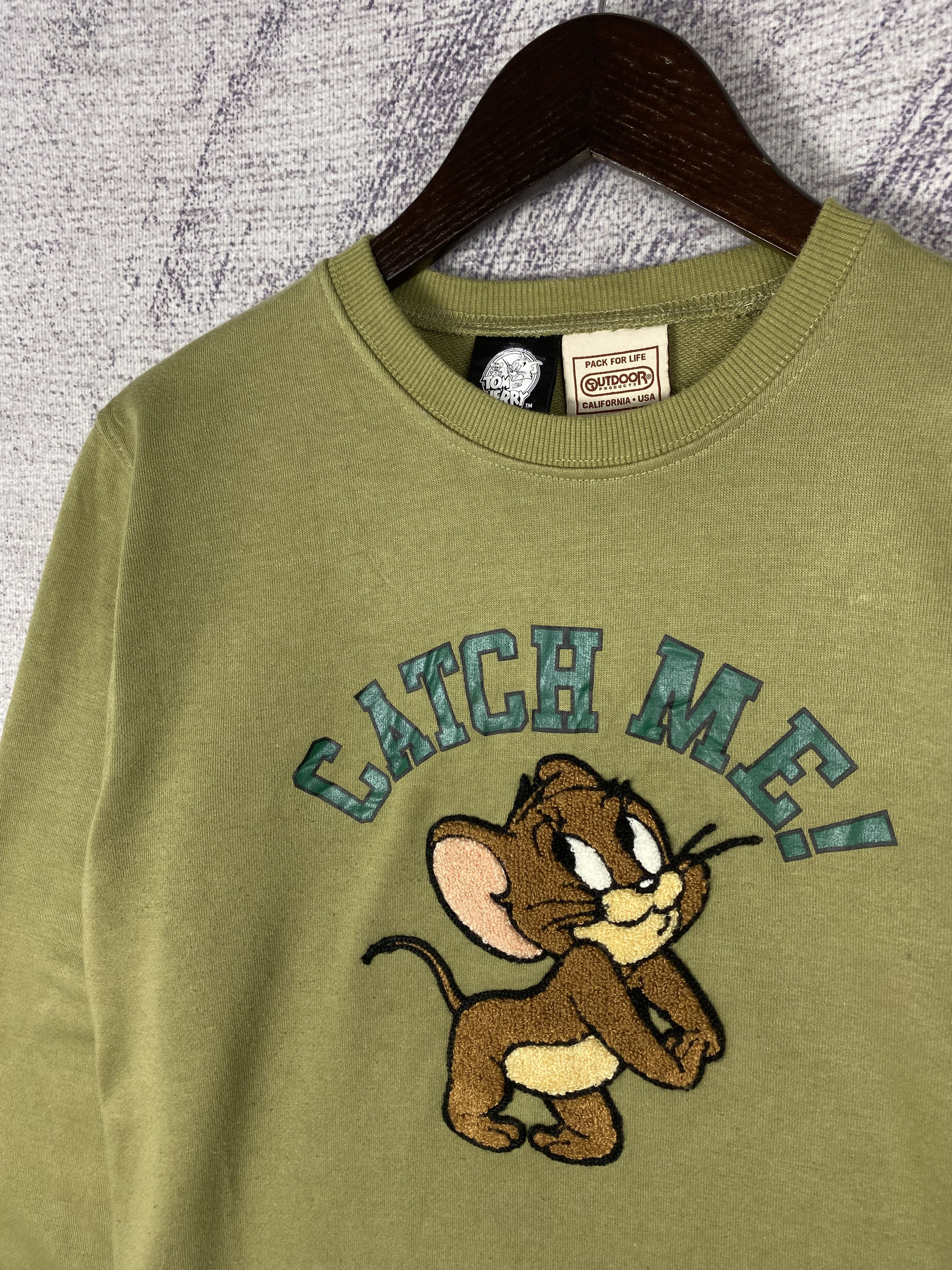 Designer Vintage Outdoor x Disney Tom & Jerry Crewneck Sweatshirts Size US M / EU 48-50 / 2 - 3 Thumbnail