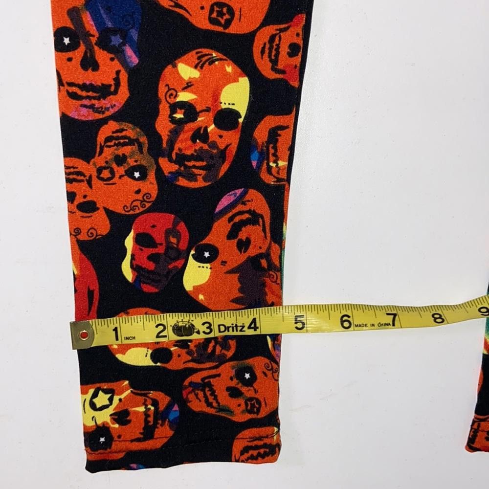 Designer X Ray Skull Leggings Size Small Size 28" / US 6 / IT 42 - 4 Thumbnail