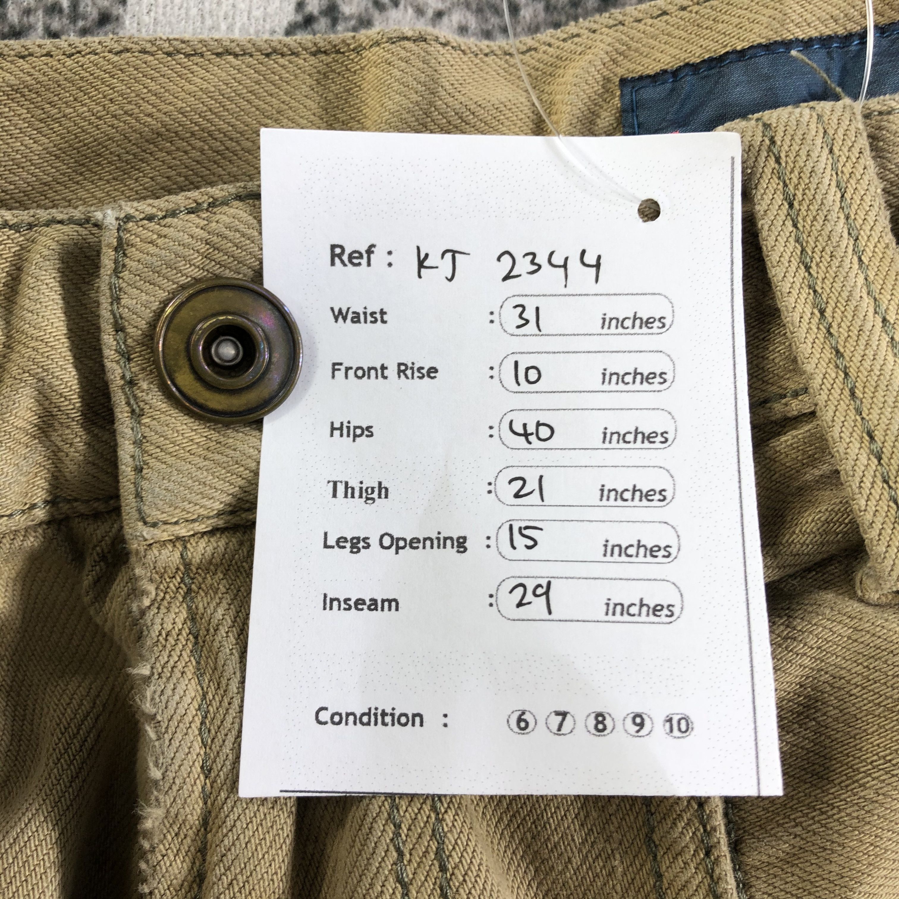 Japanese Brand Japanese Brand Rage Blue Jeans KJ2344 Size US 30 / EU 46 - 11 Thumbnail