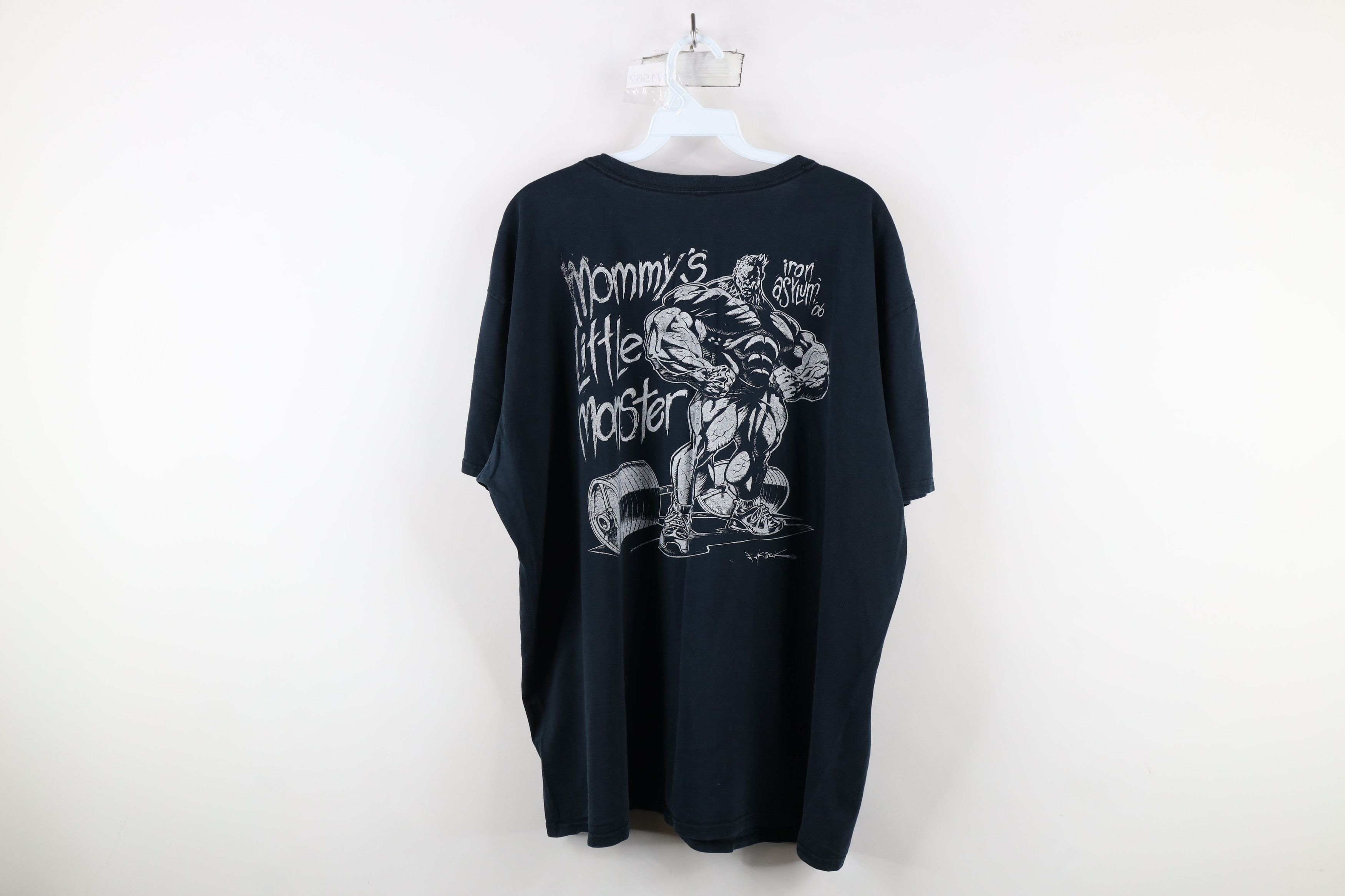Vintage Vintage Streetwear Asylum Fire Flames Monster Gym T-Shirt Size US XXL / EU 58 / 5 - 12 Thumbnail