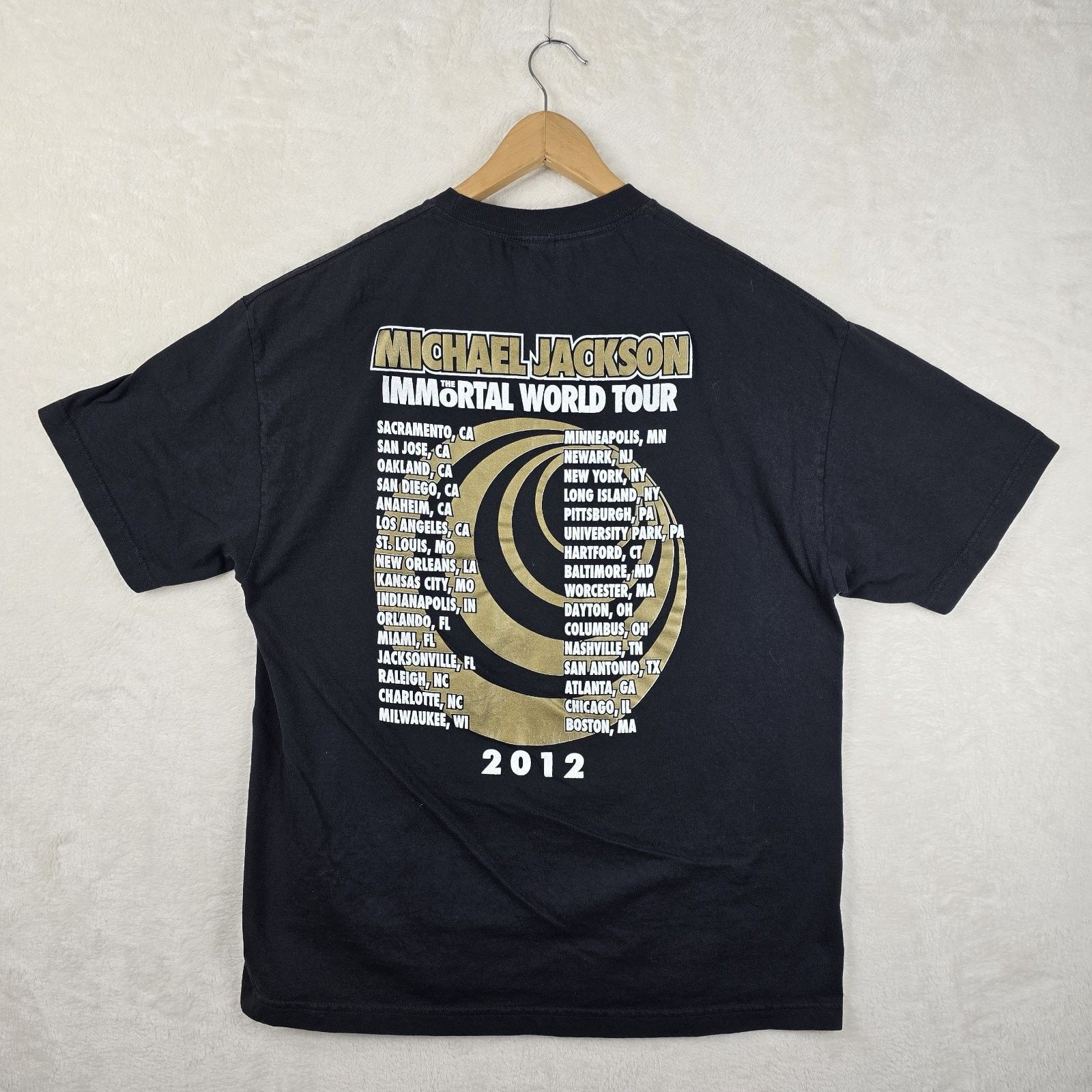Alstyle Michael Jackson Immortal World Tour Cirque Du Shirt XL Size US XL / EU 56 / 4 - 6 Thumbnail