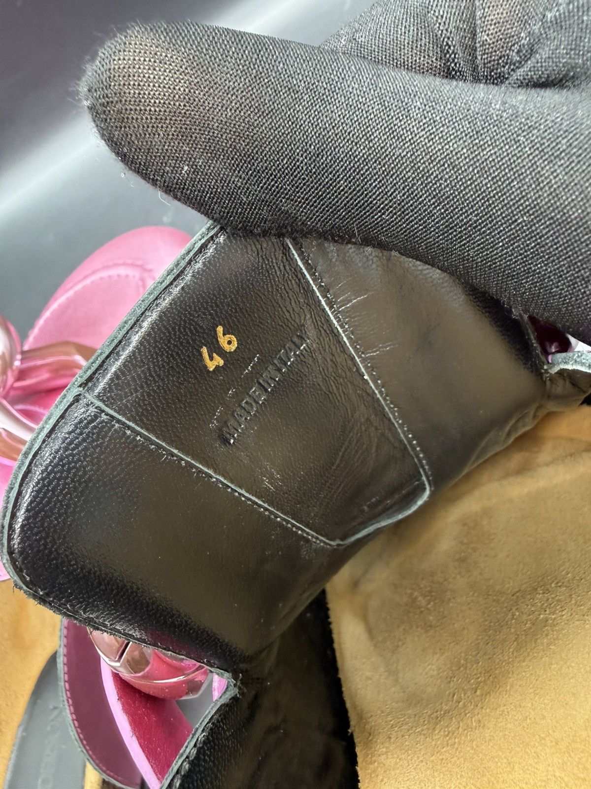 JW Anderson JW Anderson. Chain Loafer Mule. Metallic Pink. EU 46- US 12 Size US 12 / EU 45 - 15 Thumbnail
