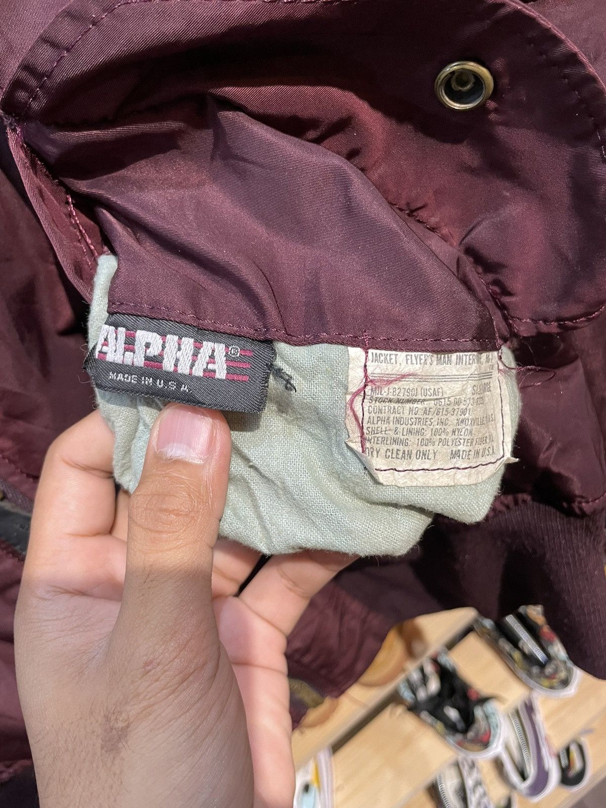 Alpha Industries × Vintage VINTAGE REVERSE ALPHA INDUSTRIES BACKHIT LOGO BOMBER JACKET Size US M / EU 48-50 / 2 - 5 Thumbnail