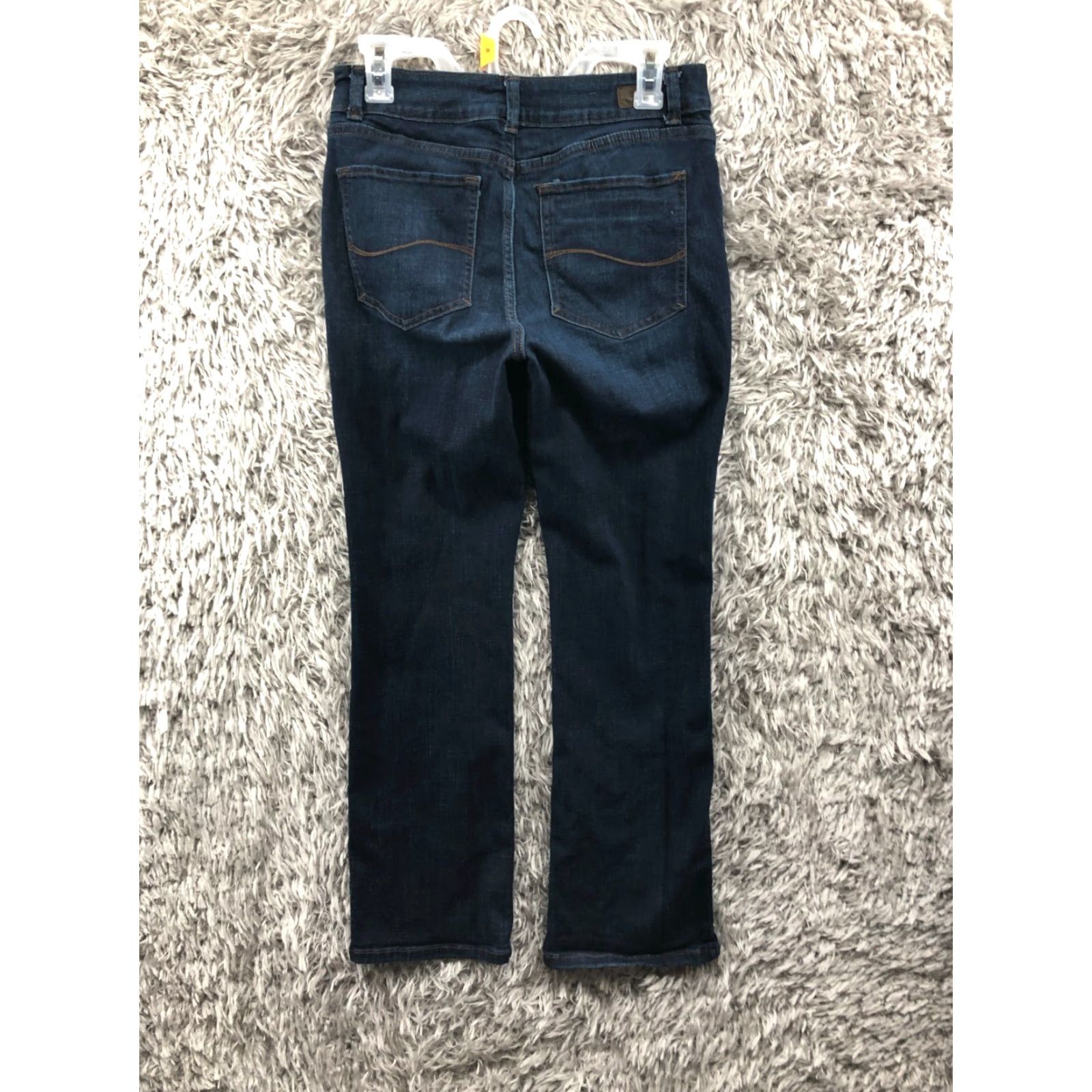 Lee Lee Modern Series Bootcut Jeans Womens 10S Mid Rise Dark Wash Blue Denim 5-Pocket Classic Size 32" / US 10 / IT 46 - 5 Thumbnail