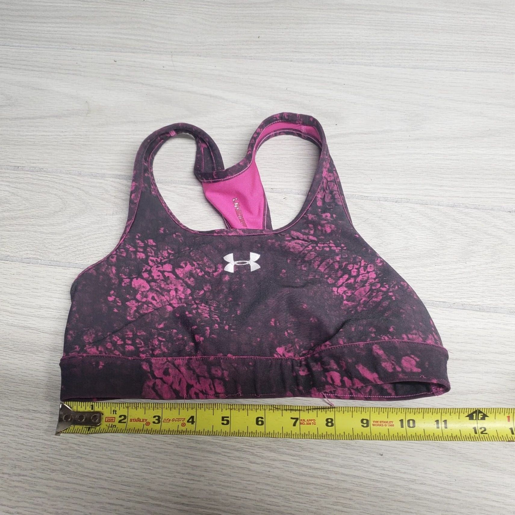 Under Armour UNDER ARMOUR Sports Bra XS Gray Yoga Running - Under Armour Bra Sports Shirt Women XS Multicolor Hip Hop Modern Activewear Size ONE SIZE - 4 Thumbnail