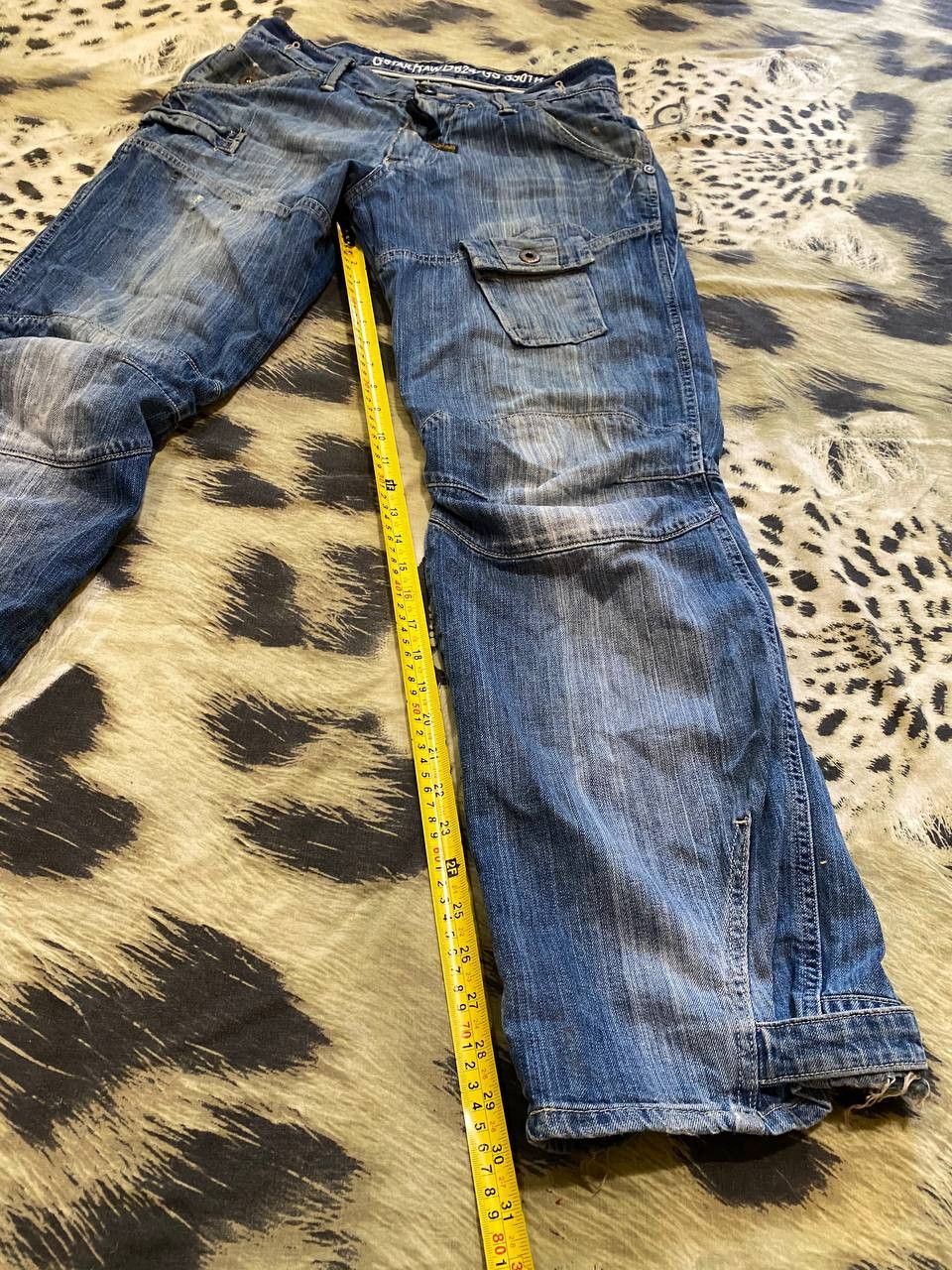 G-Star G-Star Raw logo Distressed Washed Denim Jeans Size US 32 / EU 48 - 15 Thumbnail