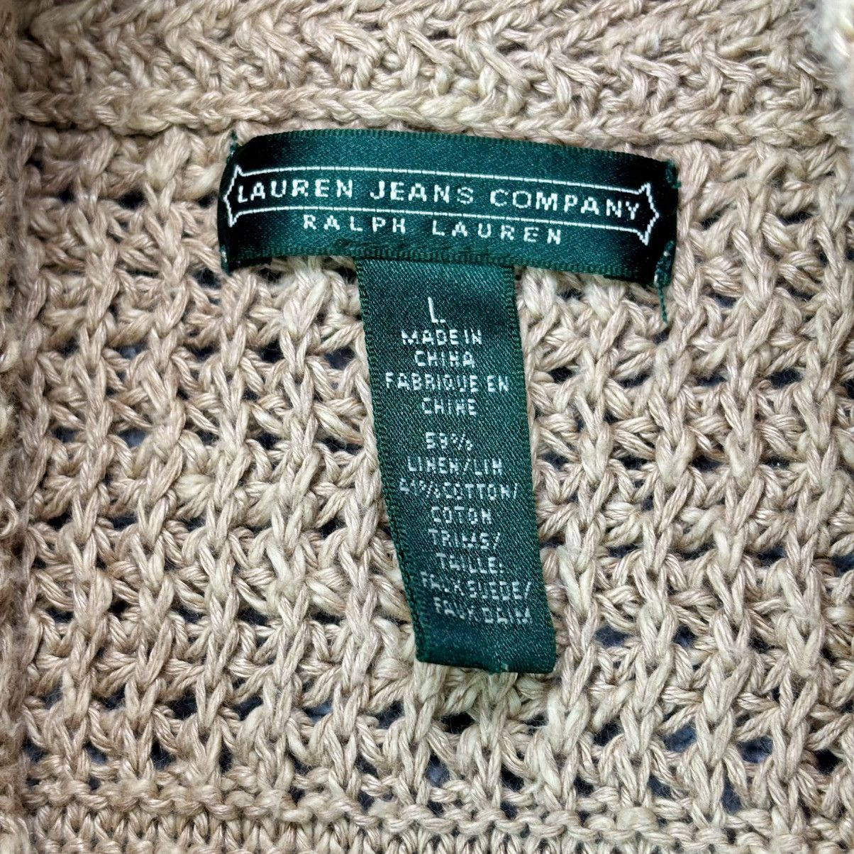Ralph Lauren Ralph Lauren Sport Sweater Women Large CableCardigan Button Size L / US 10 / IT 46 - 2 Thumbnail