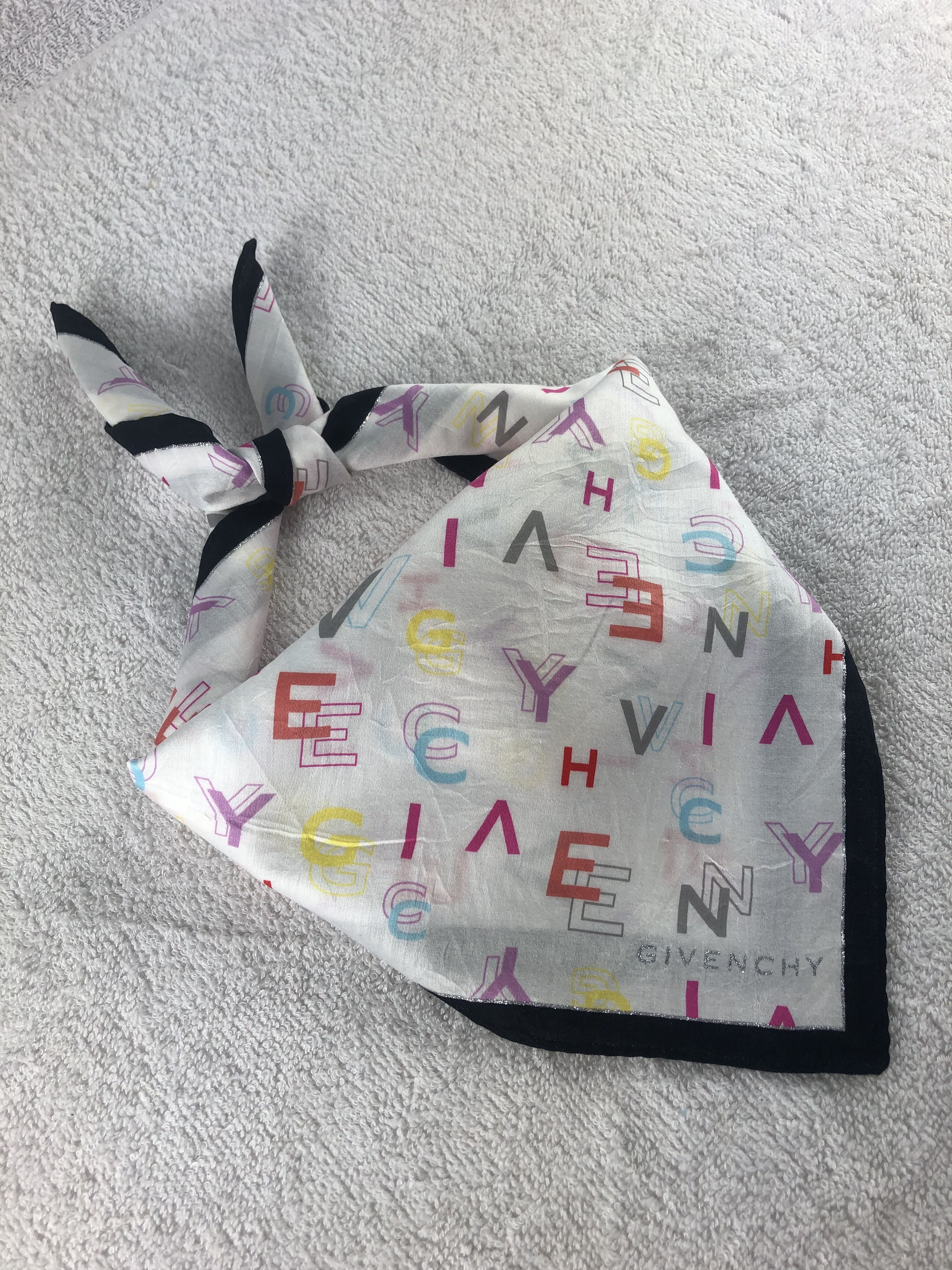 Vintage Givenchy Handkerchief / Bandana / Neckerchief Size ONE SIZE - 2 Thumbnail
